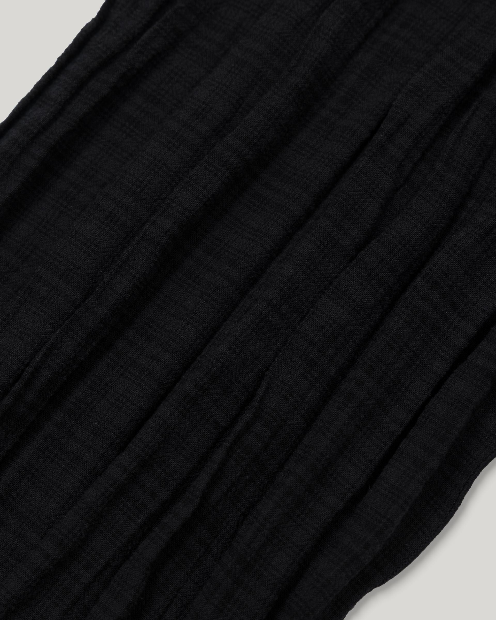 Ripple Check Scarf [Black]