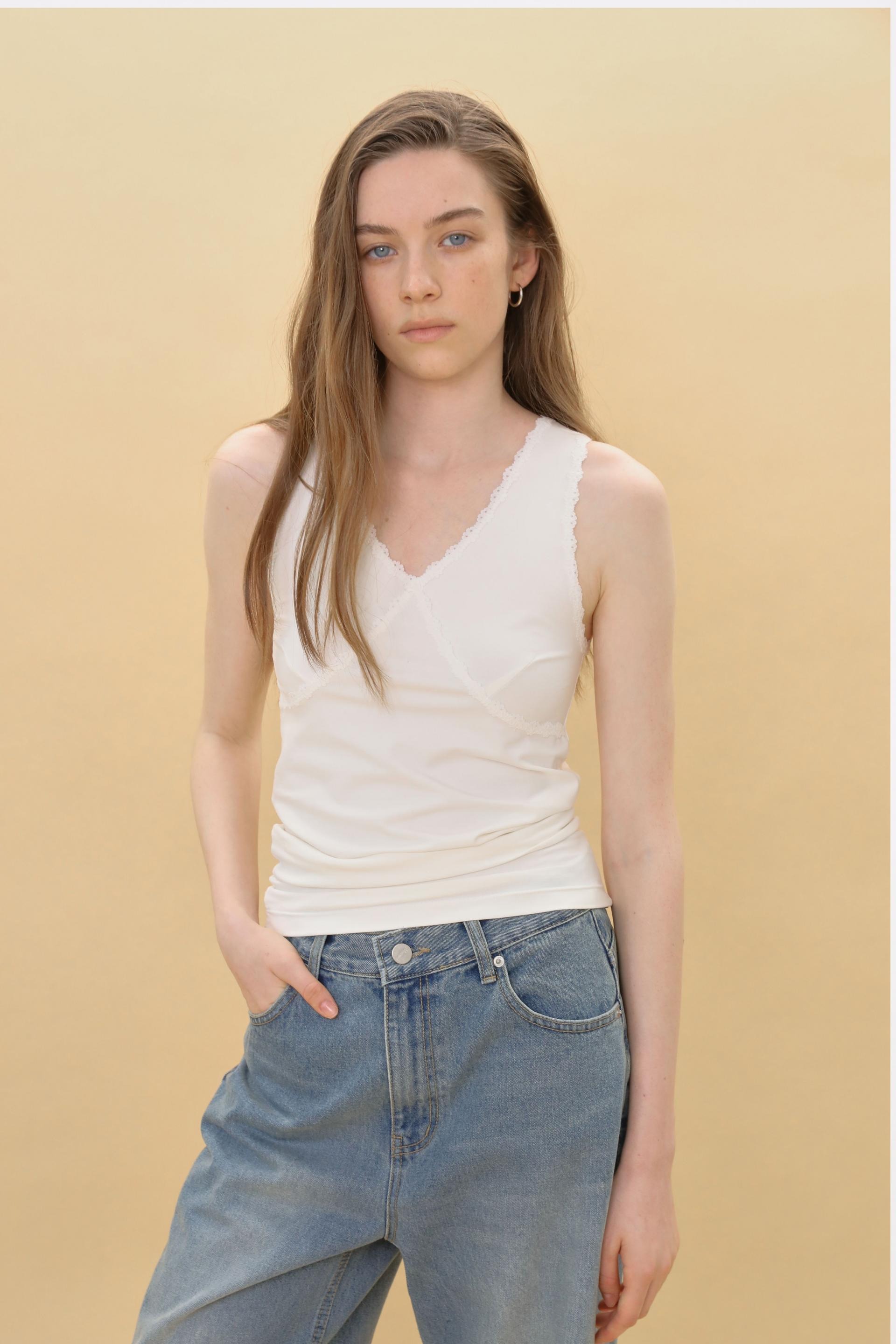 Eto Lace Sleeveless [Ivory]