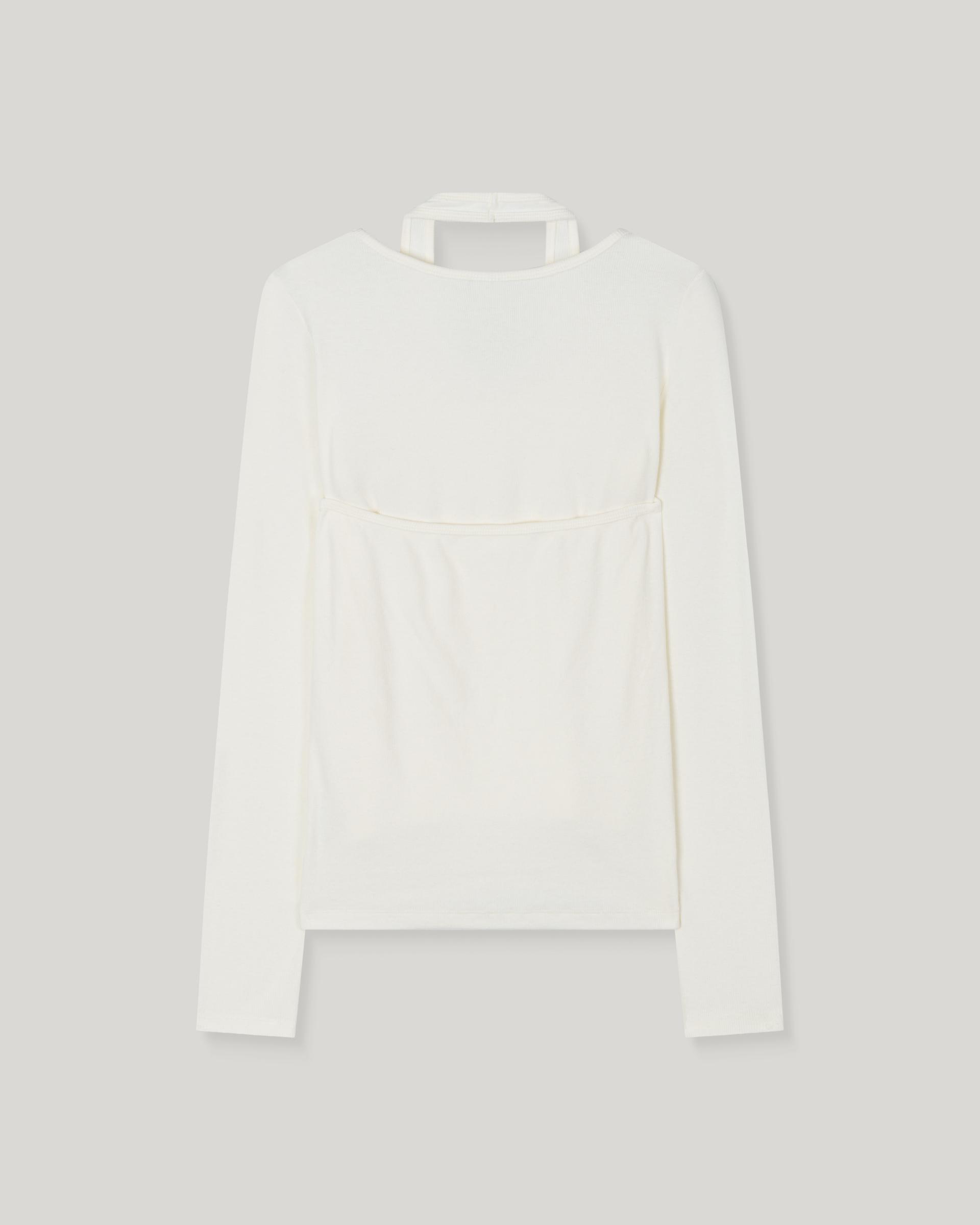 Loop Halter T-shirt [Ivory]