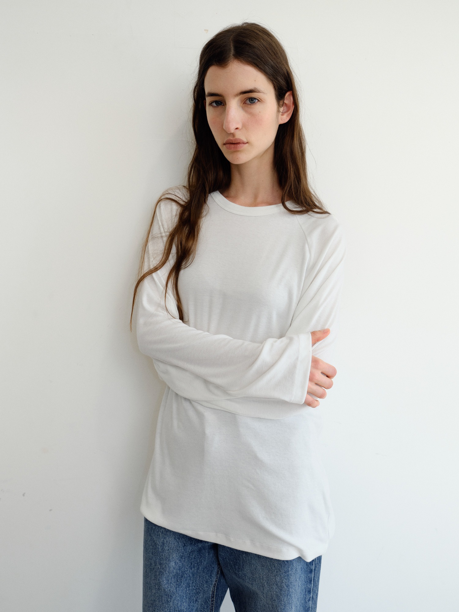 Ease Raglan T- shirt [Ivory]