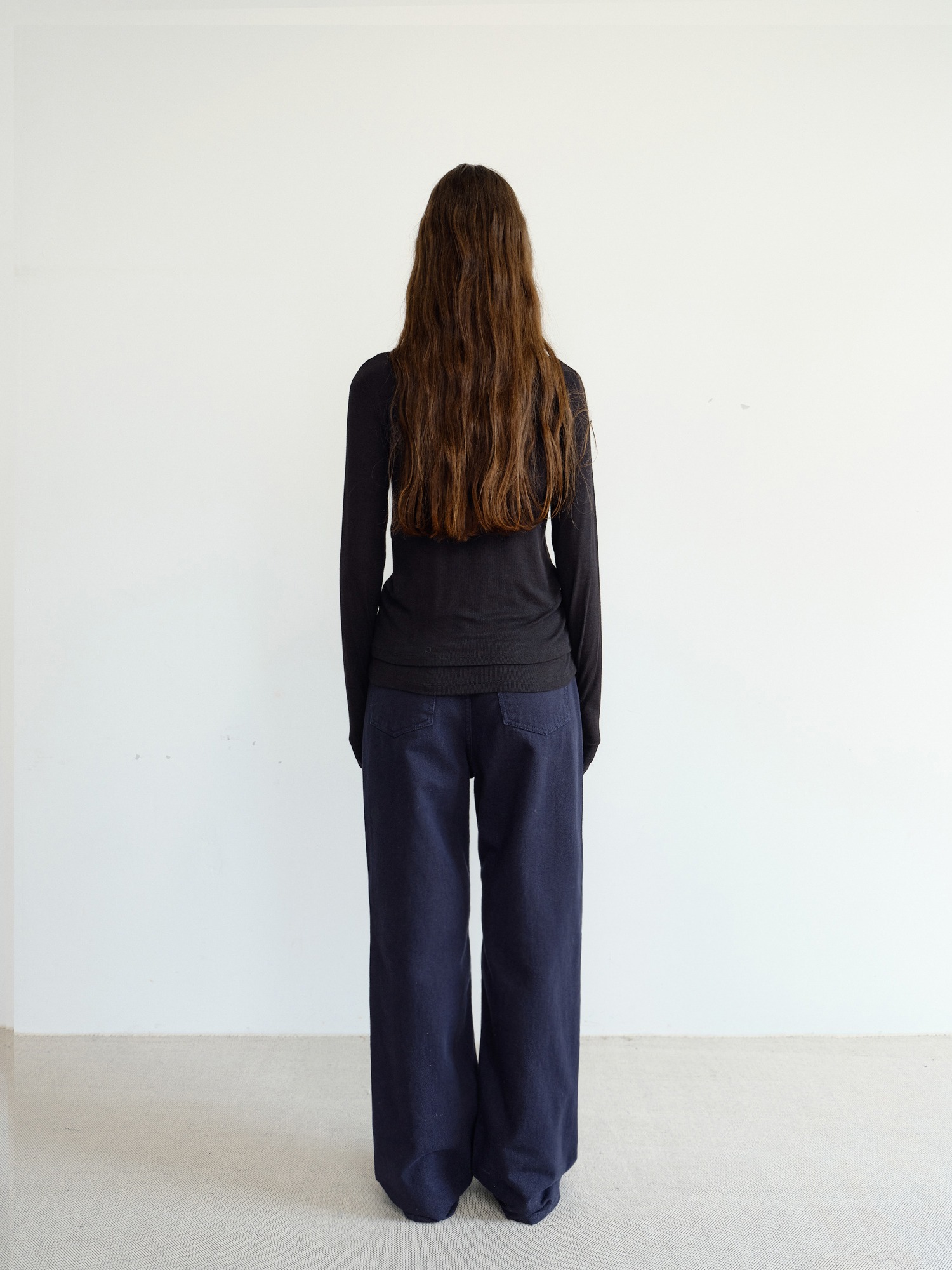 Veil Layered T-shirt [Black]