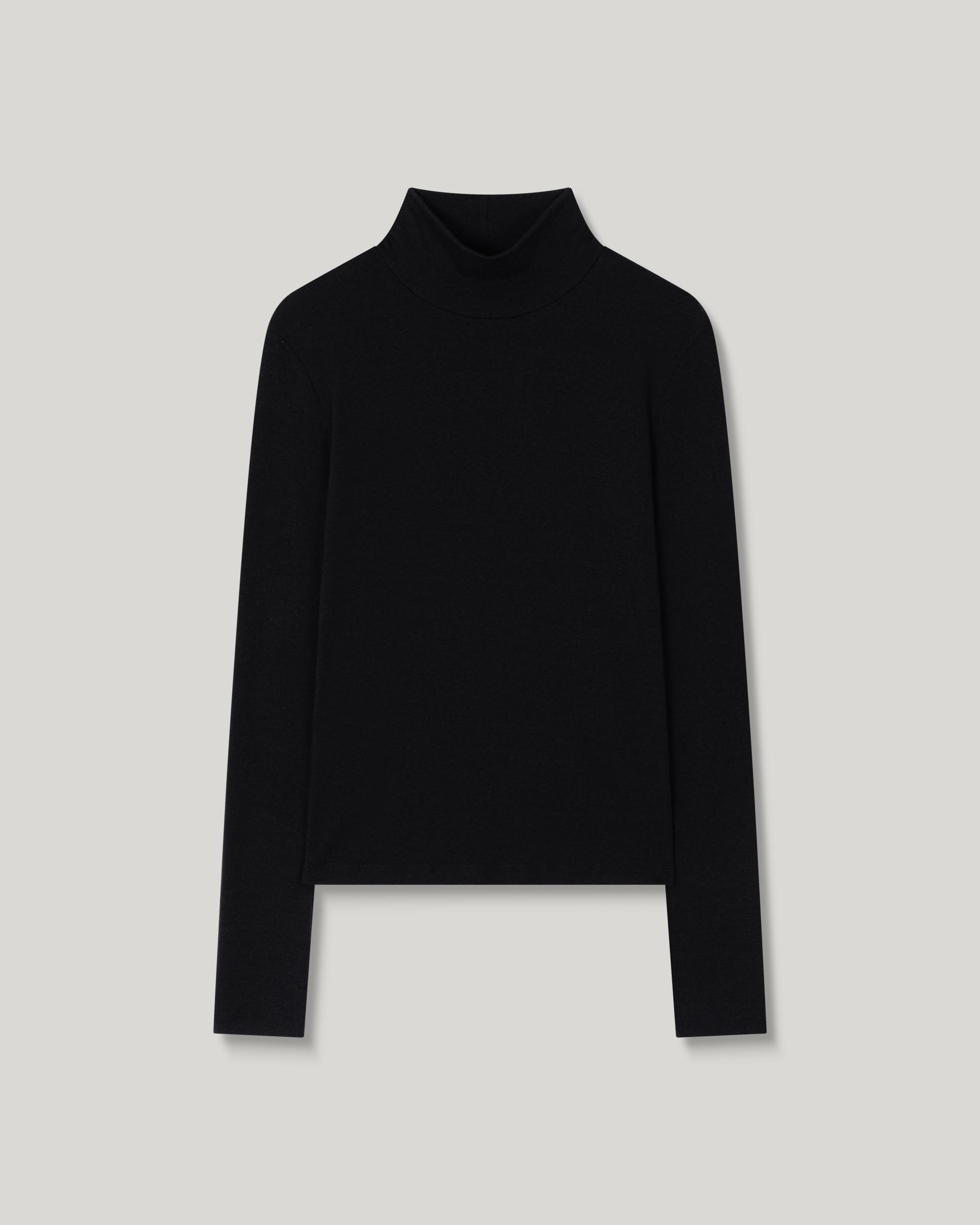 Roven Wool Turtleneck [Black]