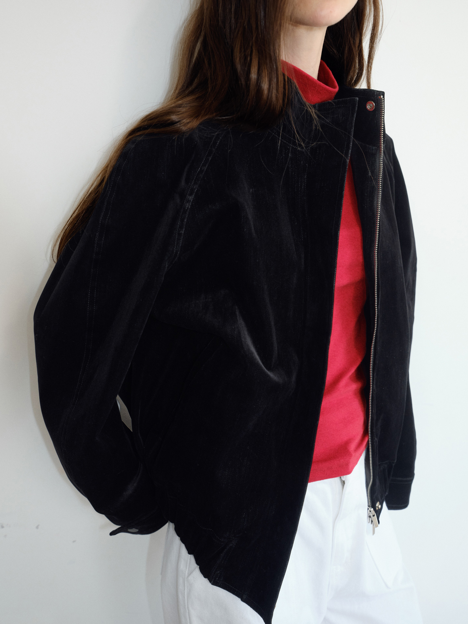 Walker Velvet Blouson [Black]