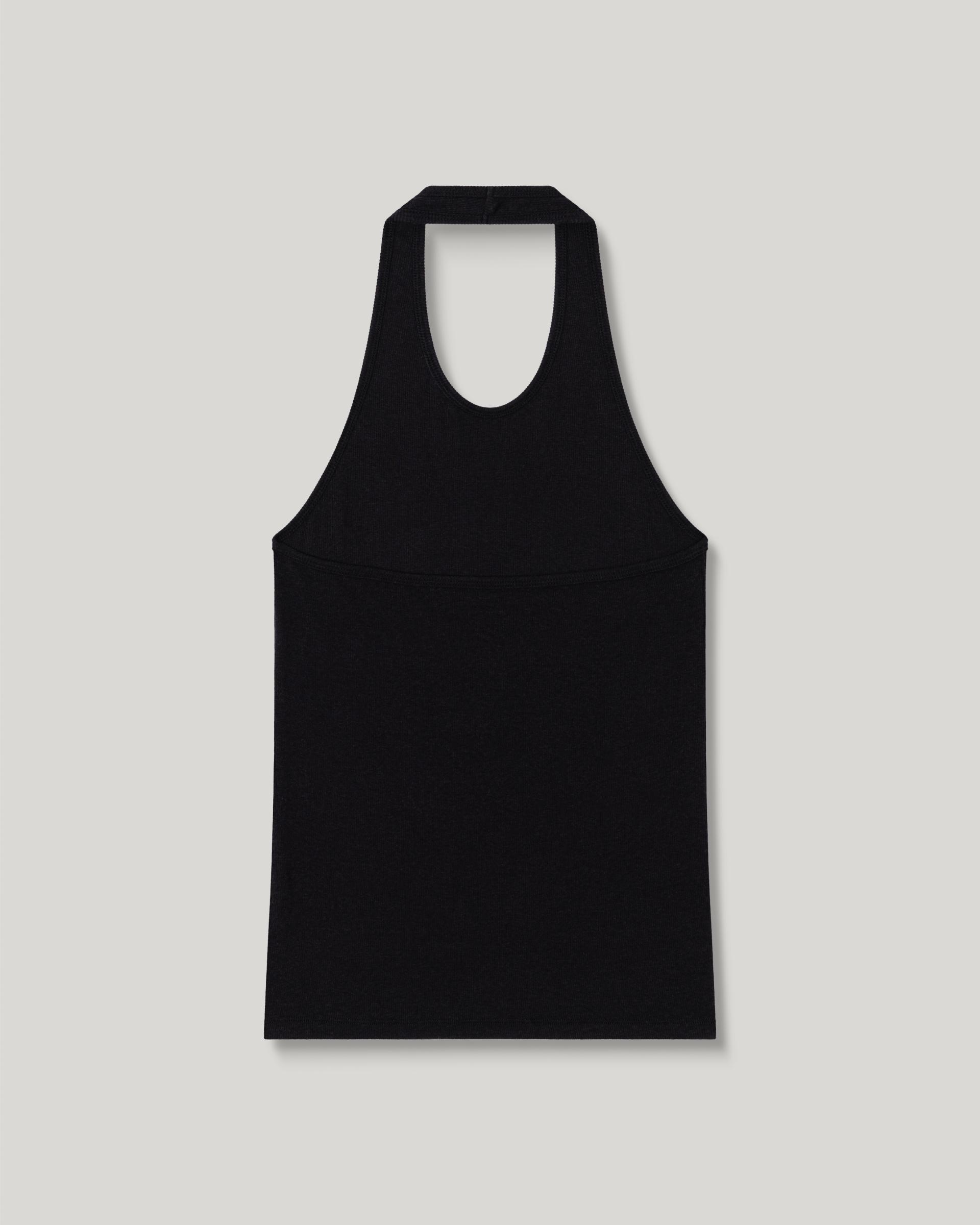 Loop Halter T-shirt [Black]