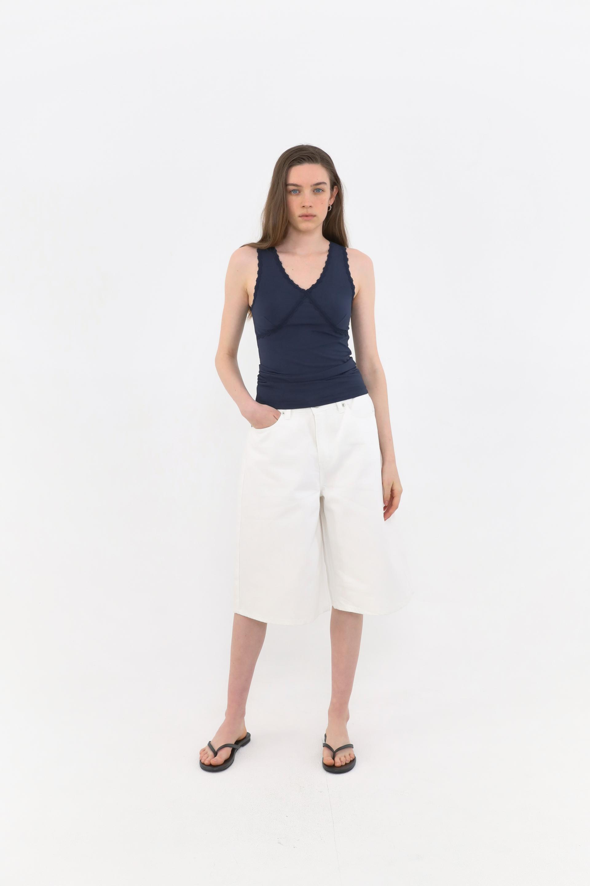 1960 Bermuda Denim [White]