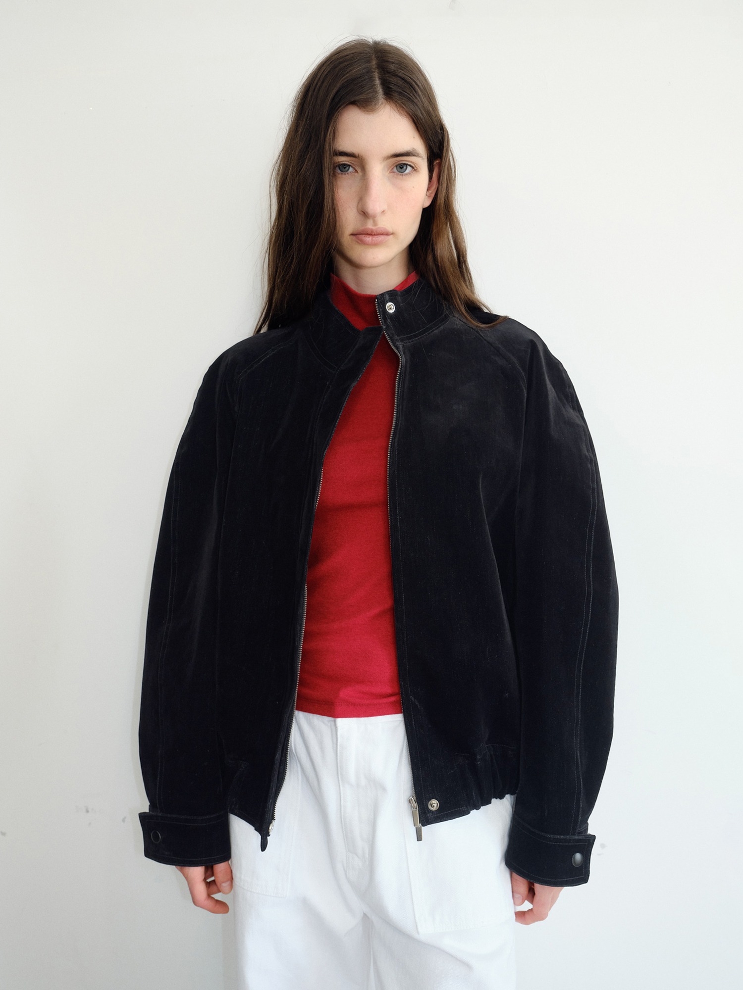 Walker Velvet Blouson [Black]