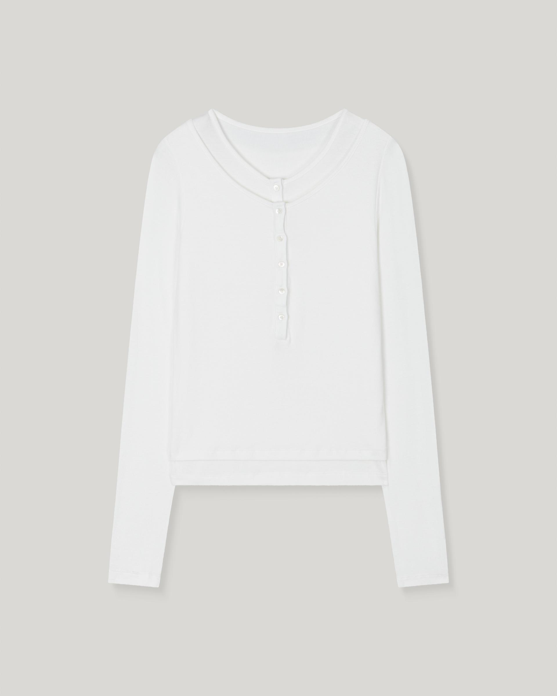 Veil Layered T-shirt [Ivory]