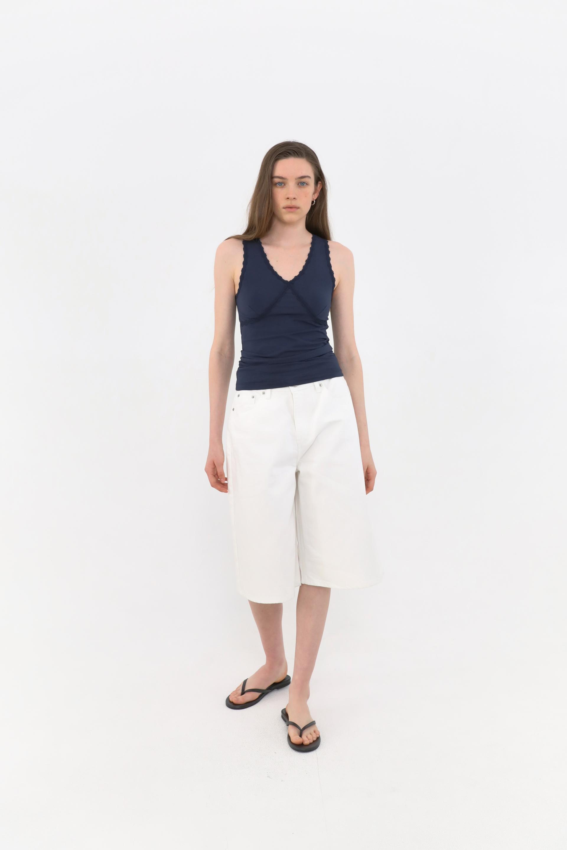1960 Bermuda Denim [White]