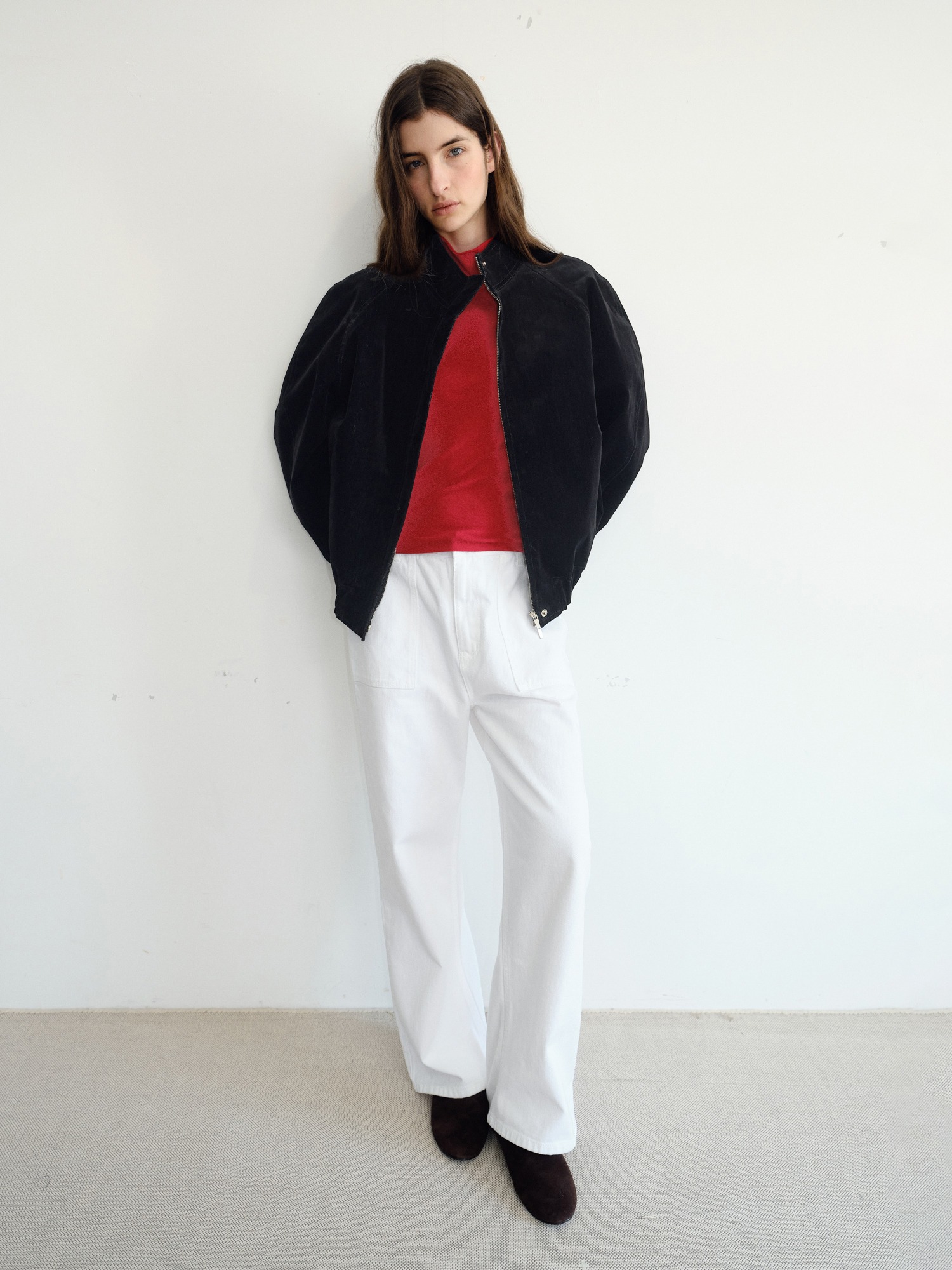 Walker Velvet Blouson [Black]