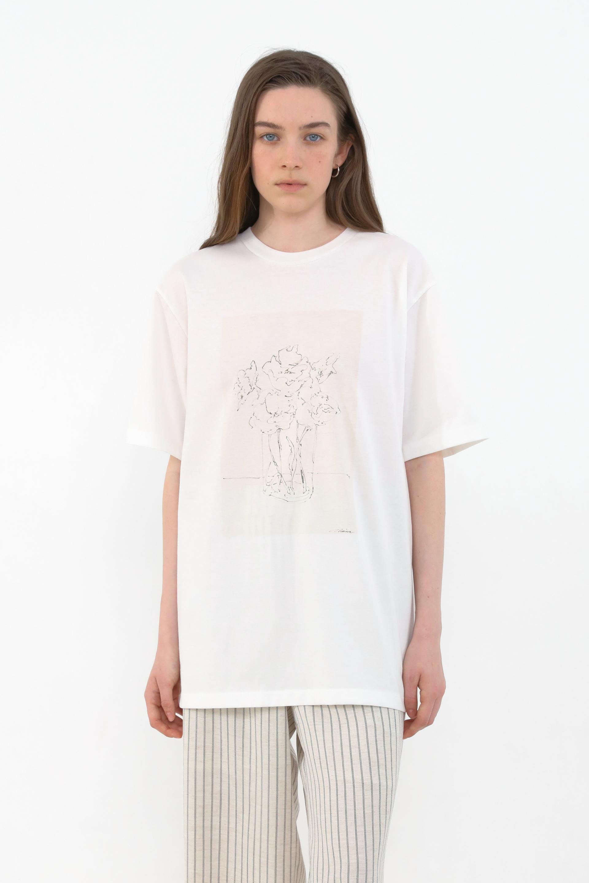 Carla X Object Drawing T-Shirt [Ivory]