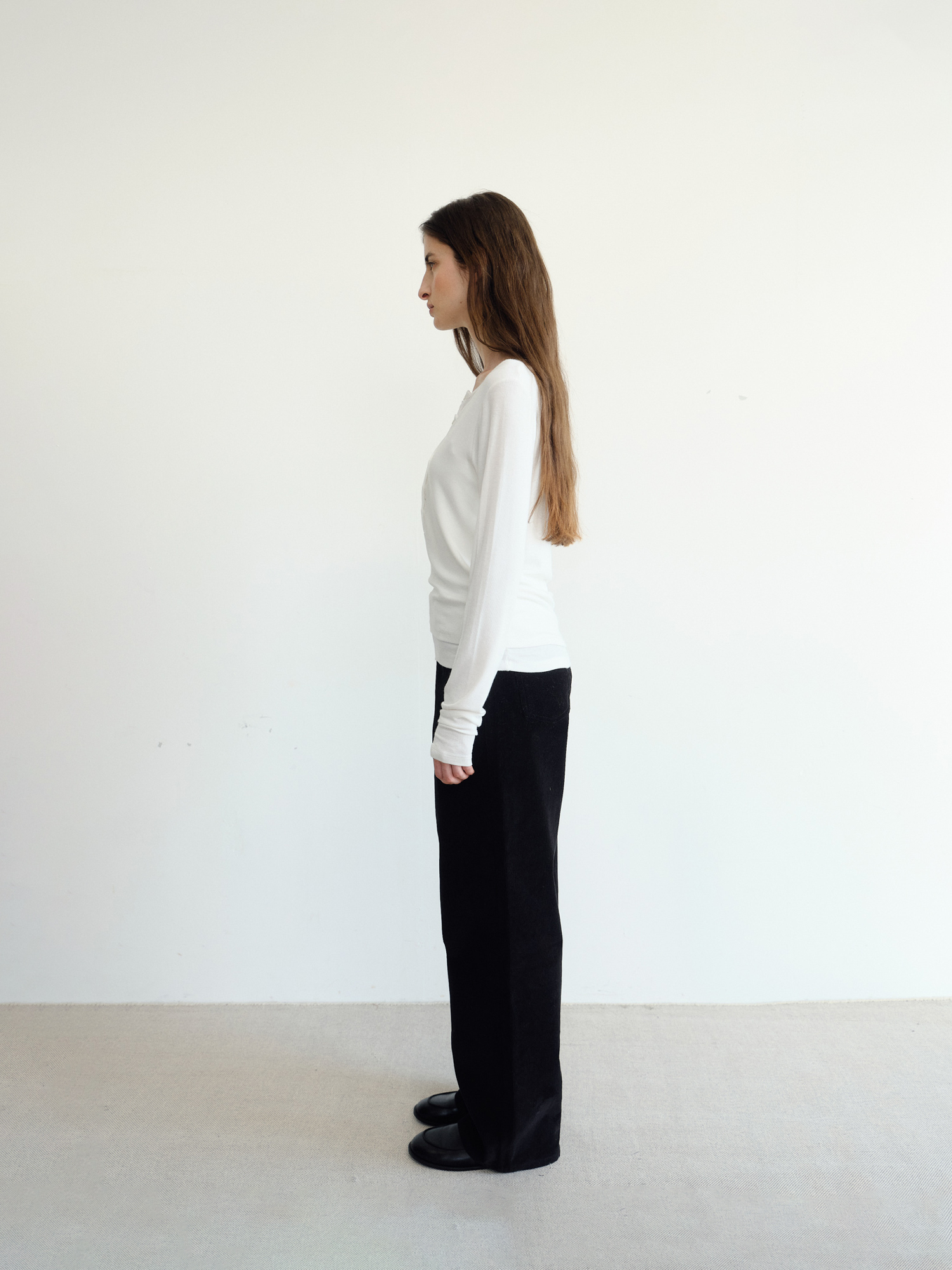 Veil Layered T-shirt [Ivory]