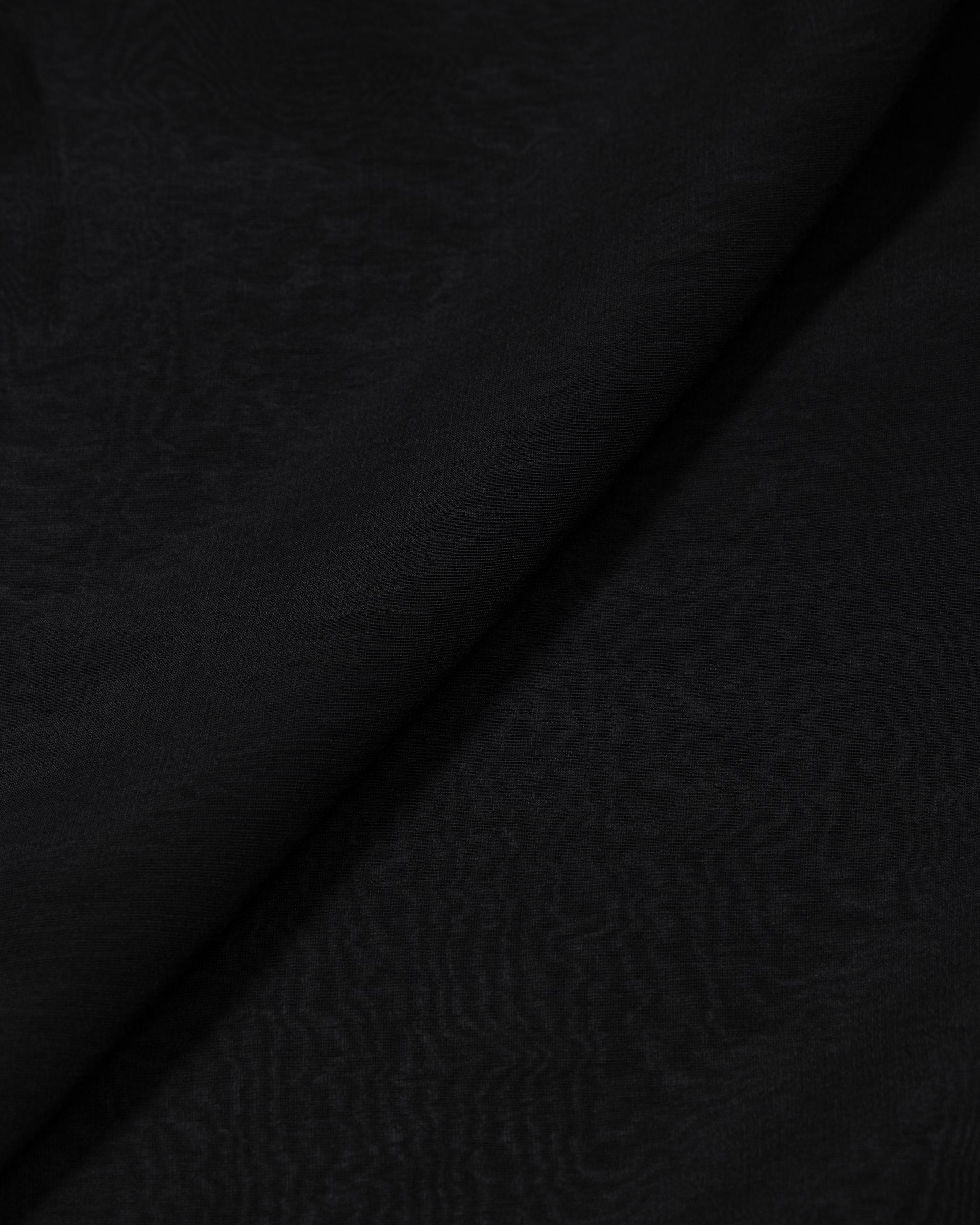 Brill Sheer Shirring Jumper [Black]