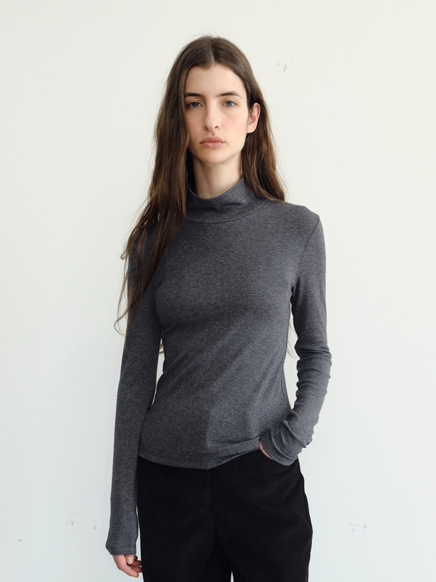Roven Wool Turtleneck [Gray]