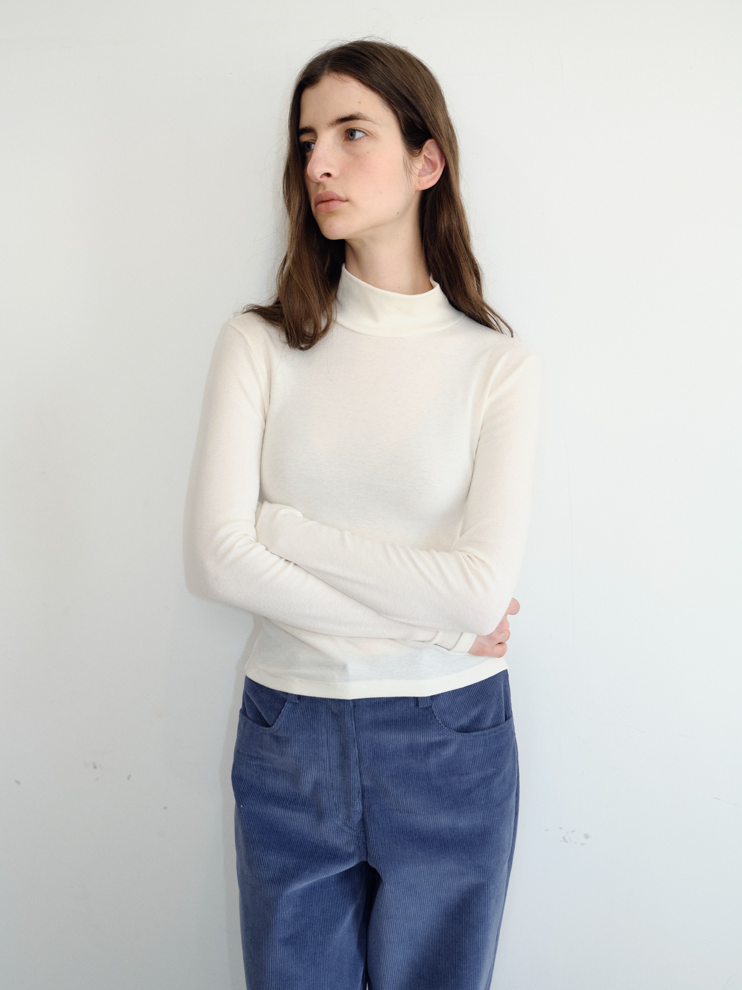 Roven Wool Turtleneck [Ivory]