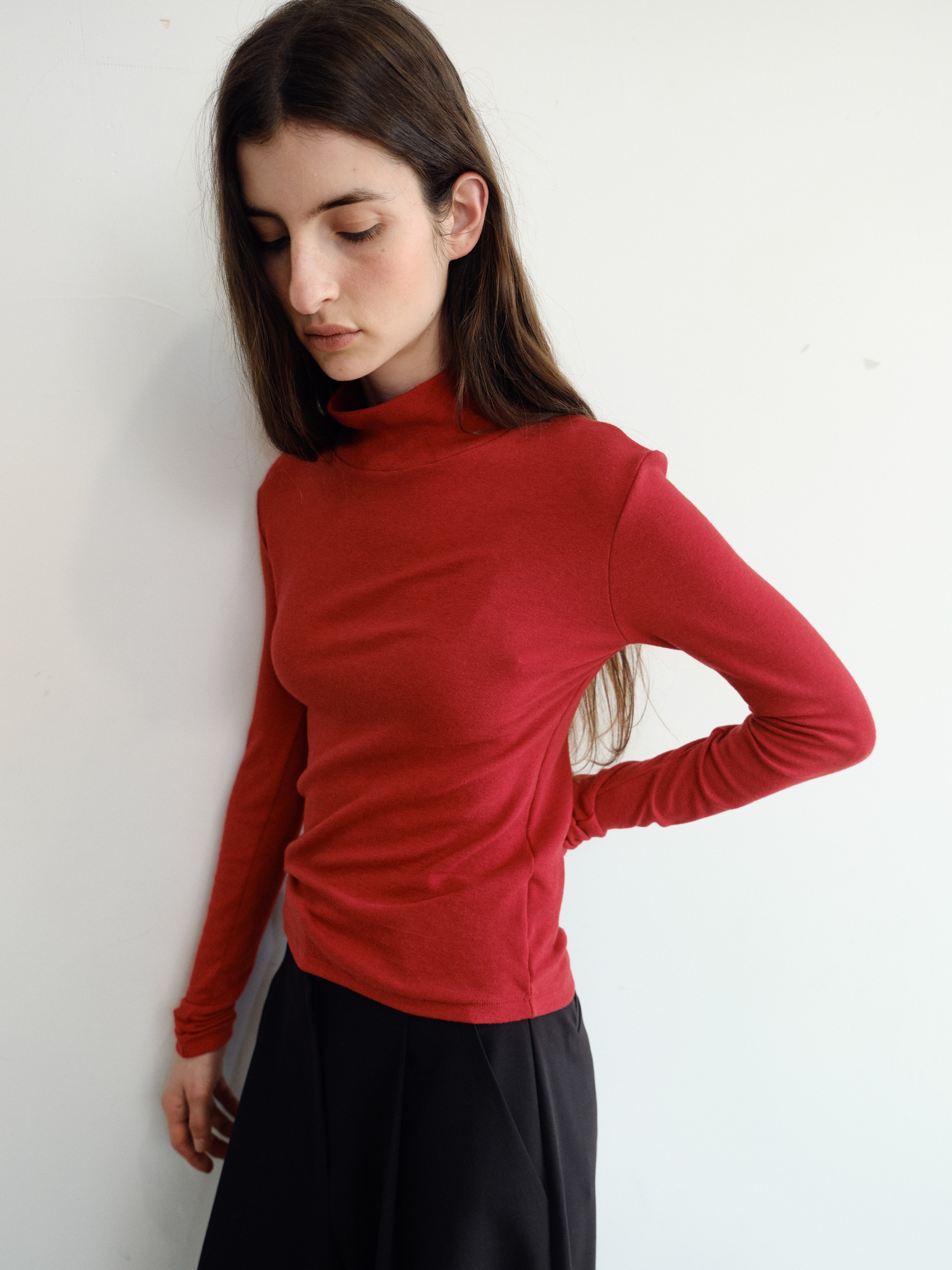 Roven Wool Turtleneck [Red]