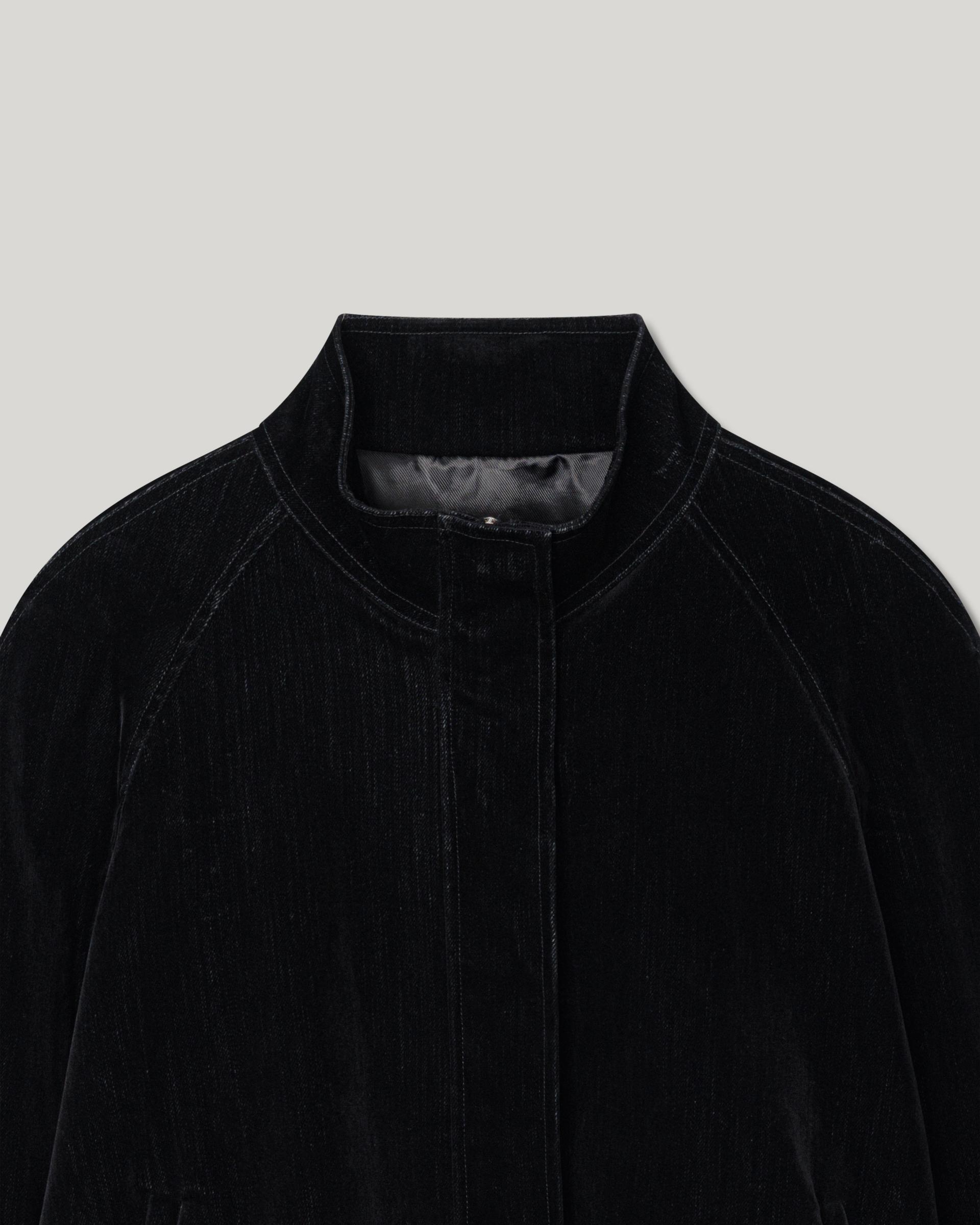 Walker Velvet Blouson [Black]
