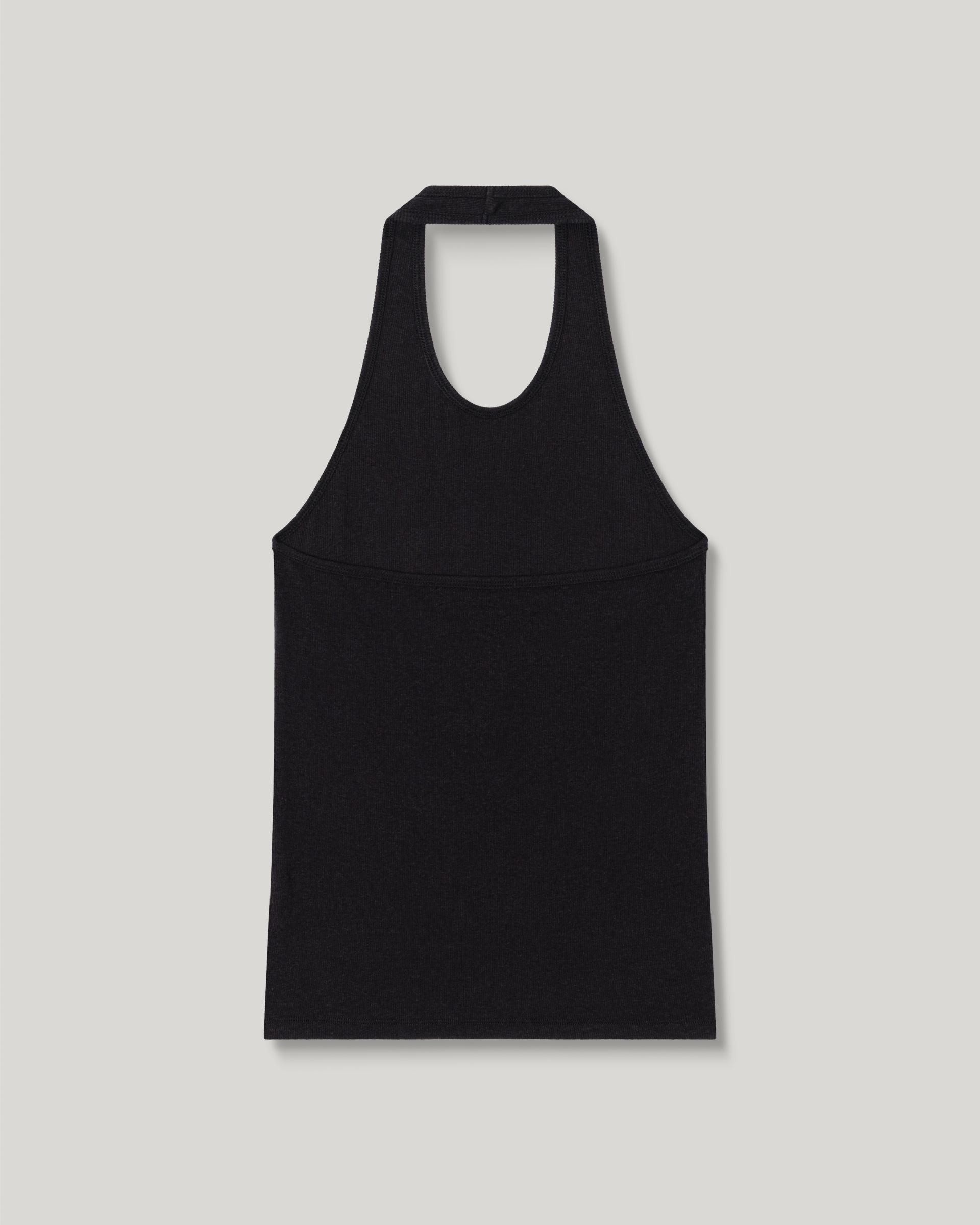 Loop Halter T-shirt [Black]