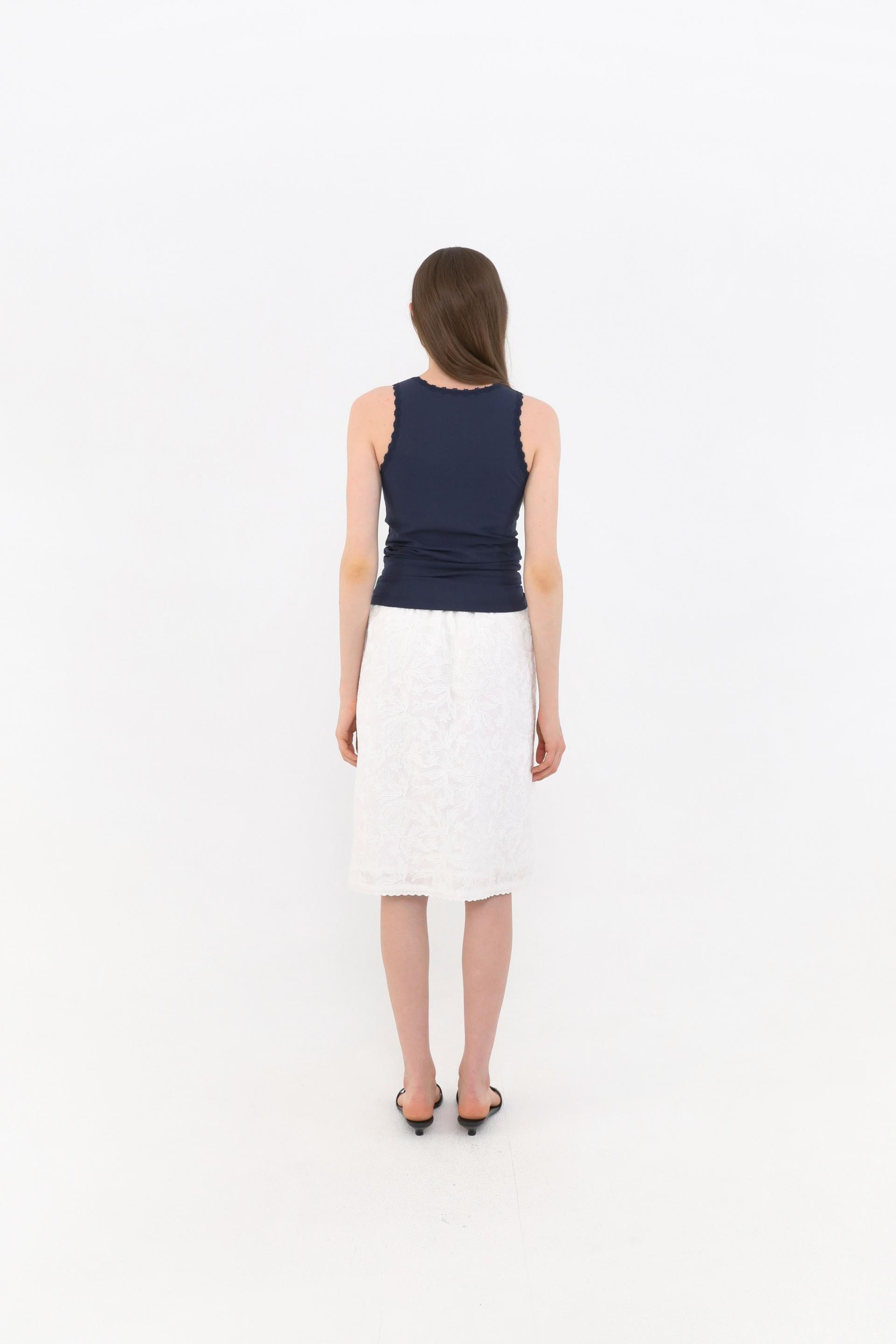 Eto Lace Sleeveless [Navy]