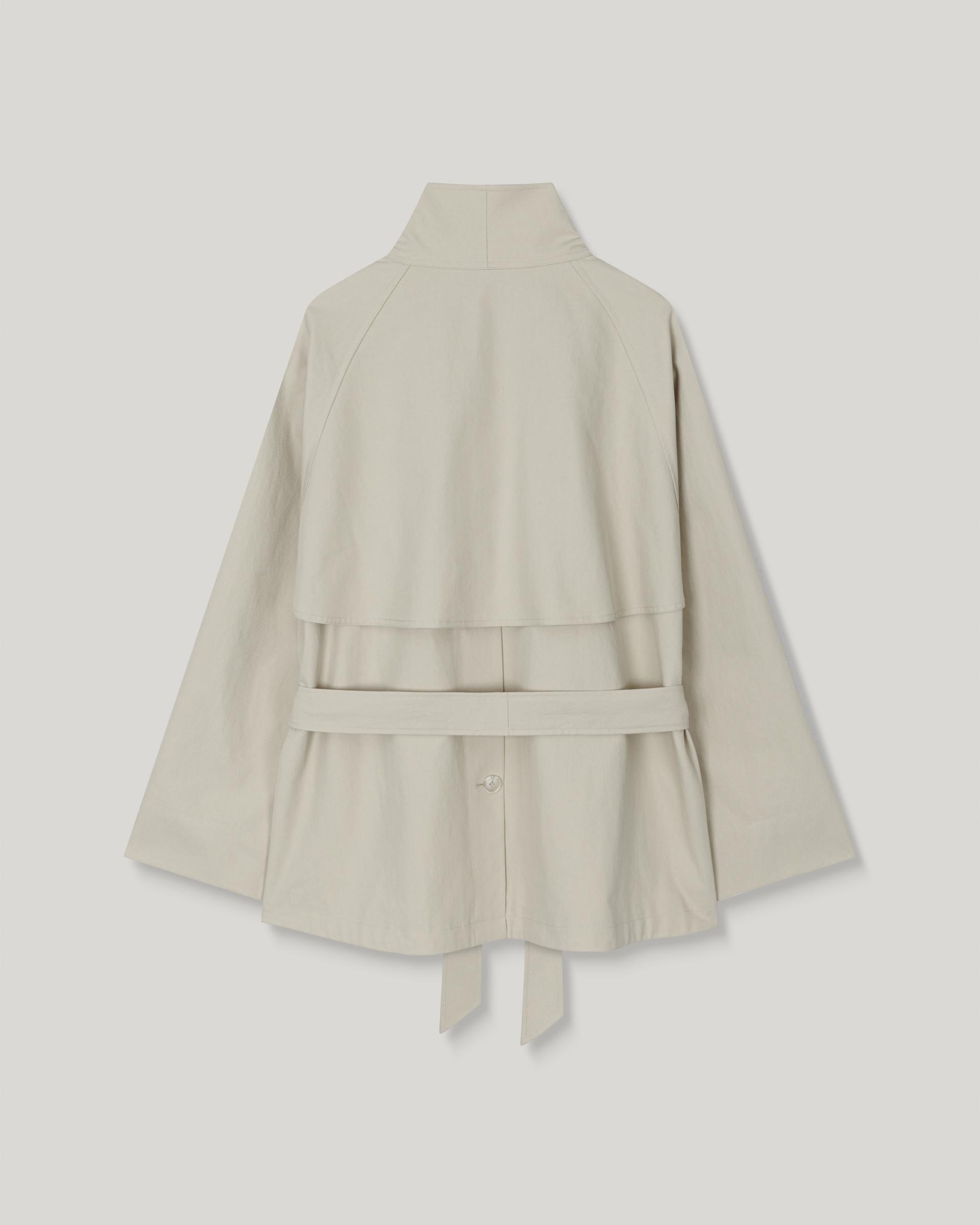 Dane Half Trench Coat [Beige]