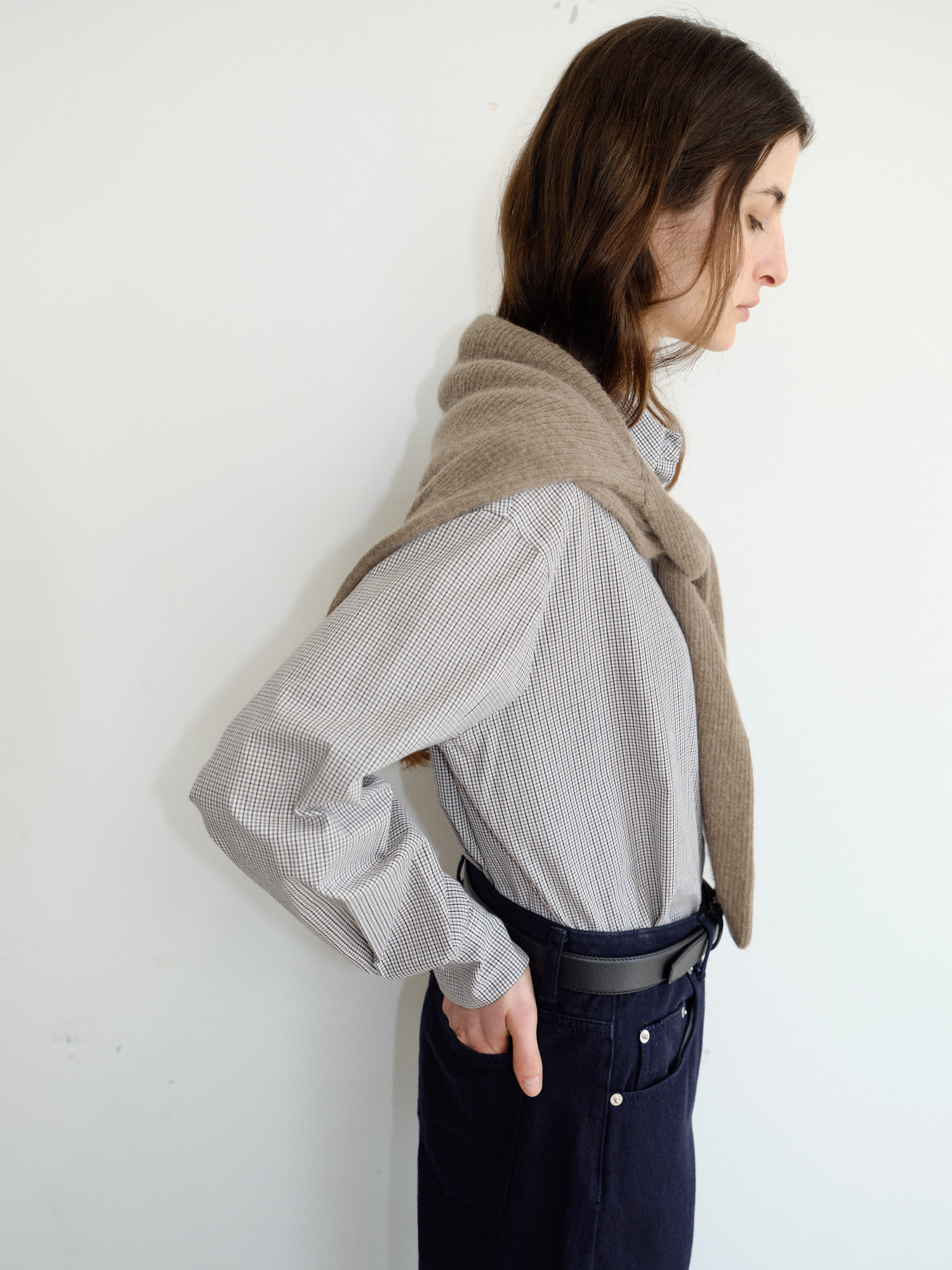Rivoli Check Shirt [Beige]