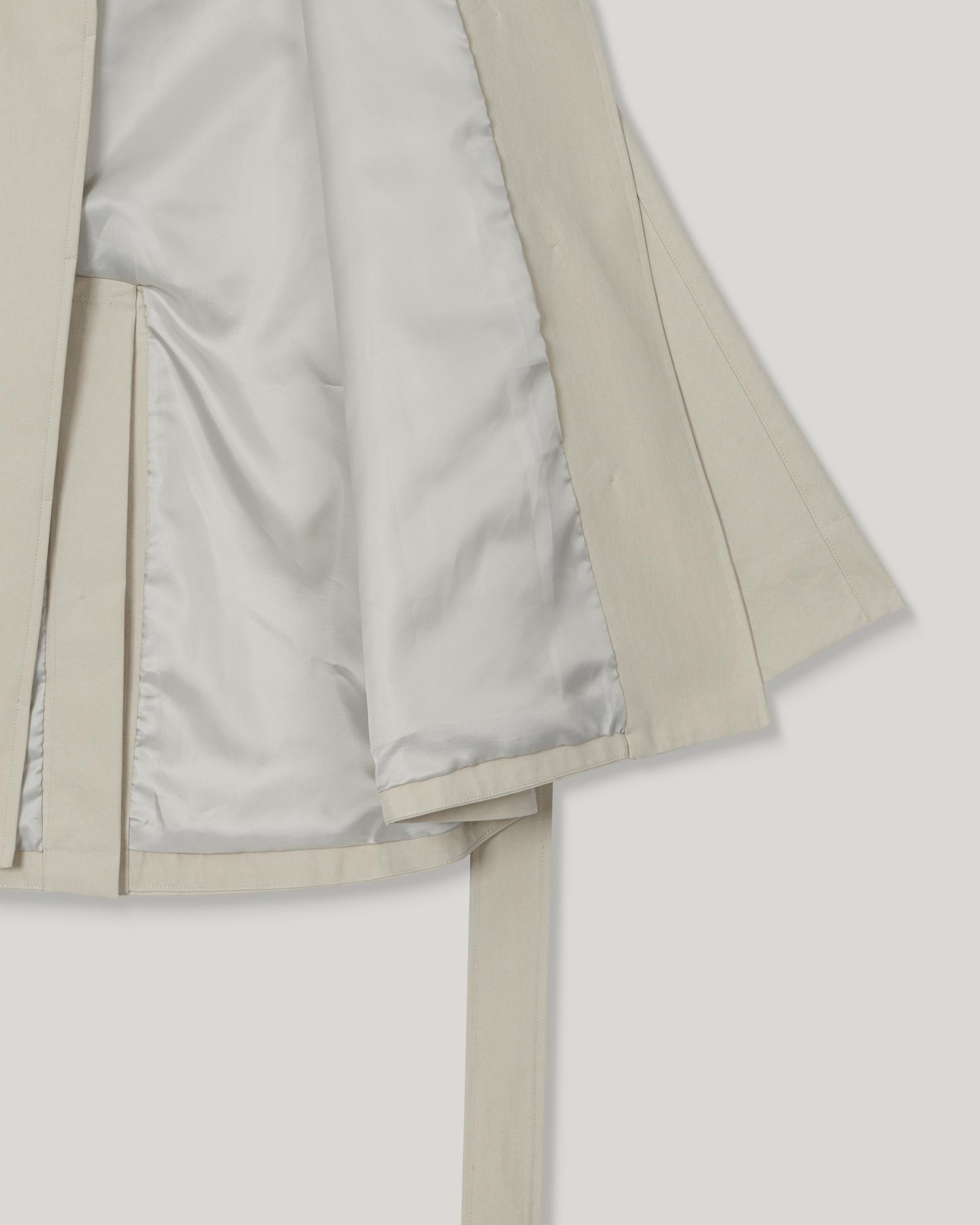 Dane Half Trench Coat [Beige]