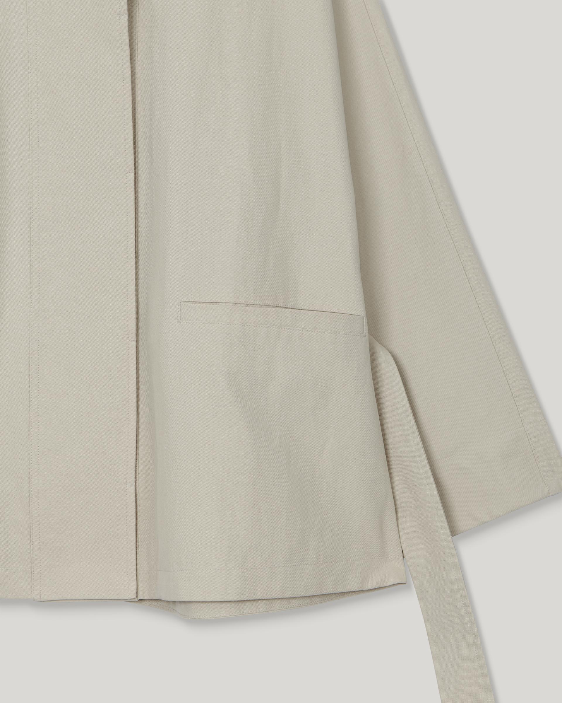 Dane Half Trench Coat [Beige]
