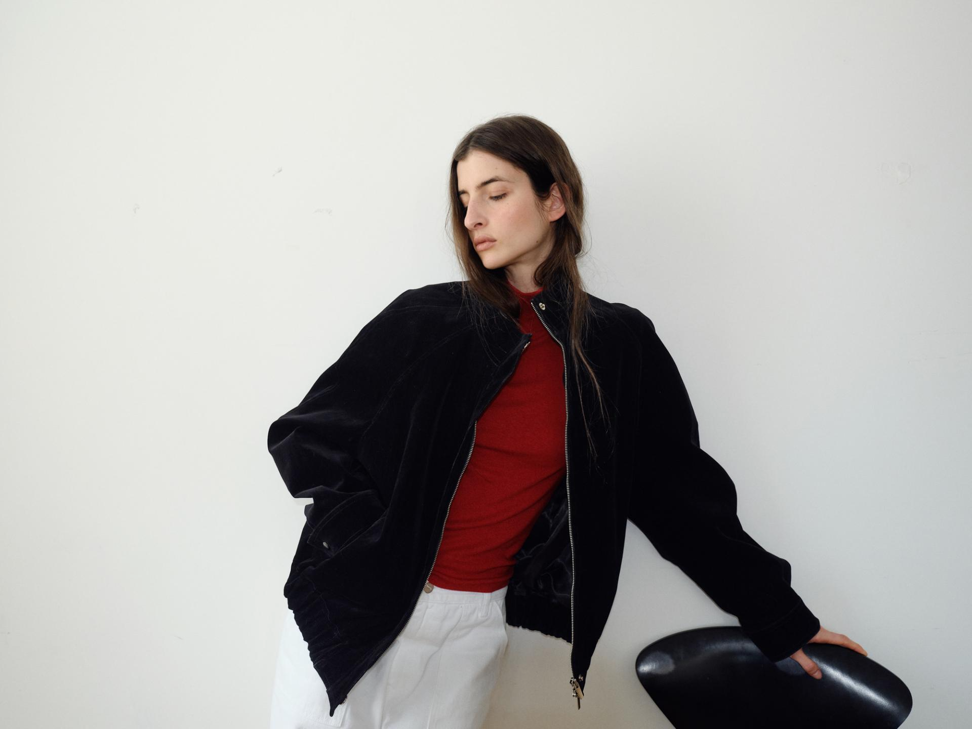 Walker Velvet Blouson [Black]