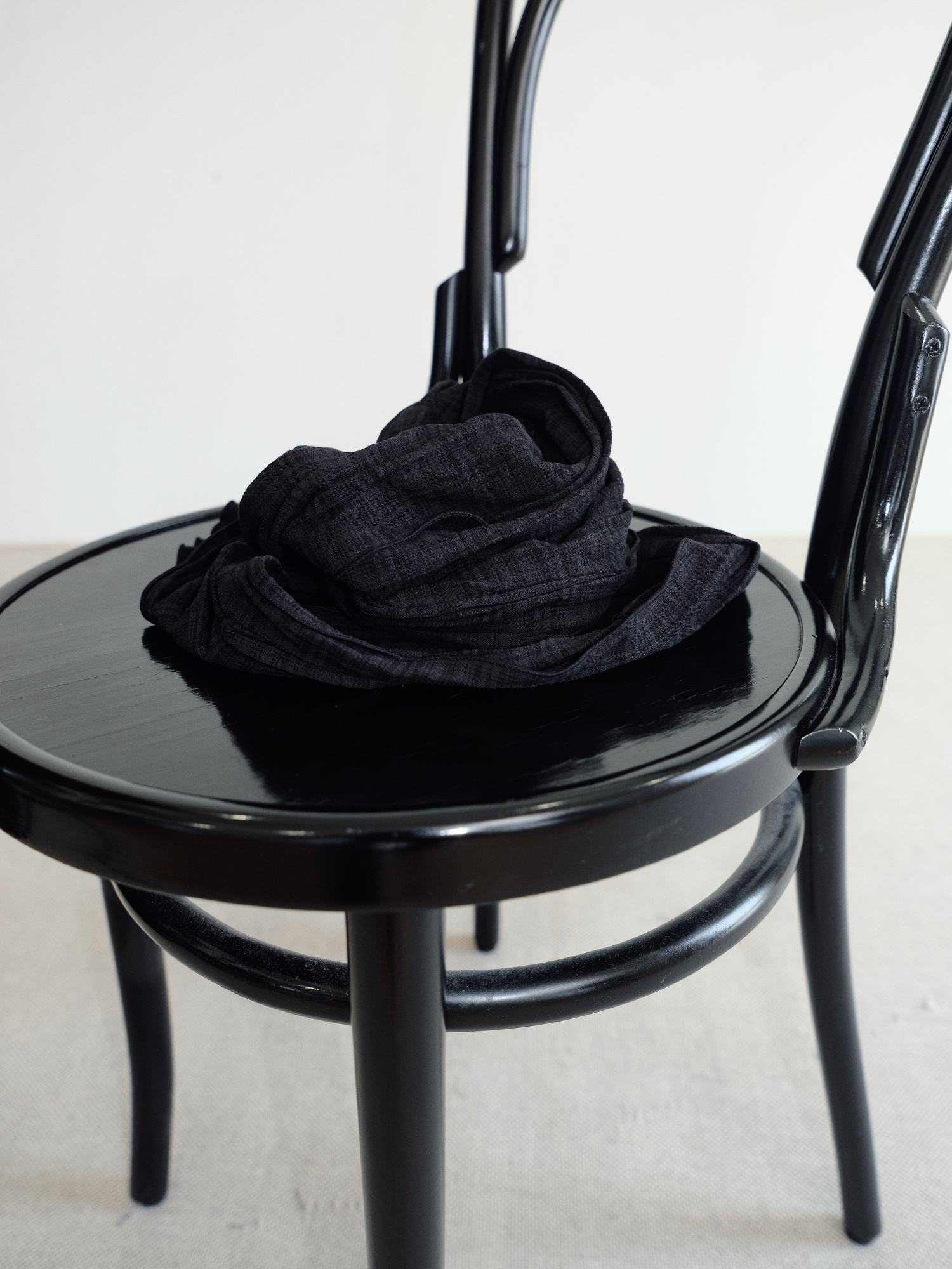 Ripple Check Scarf [Black]