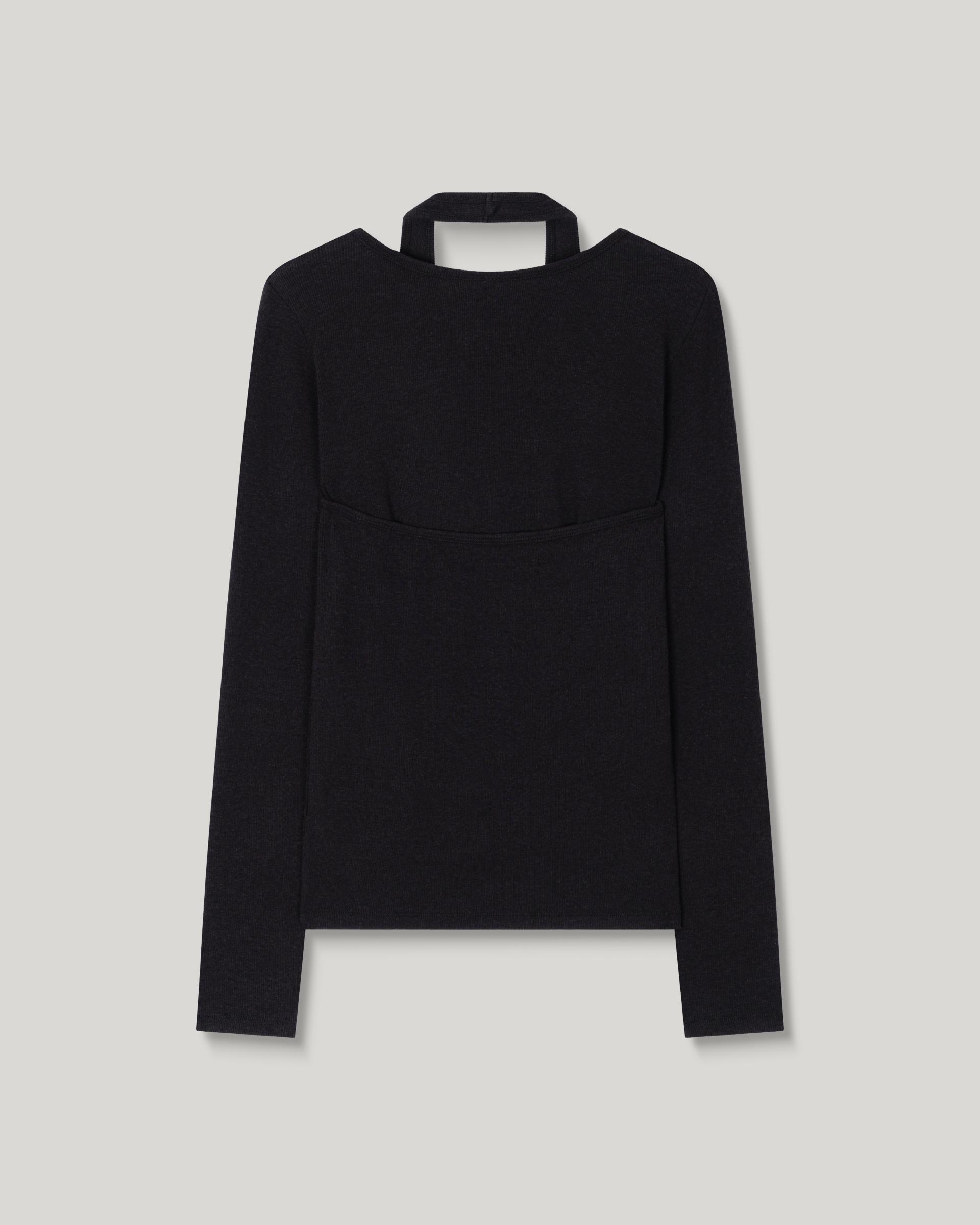 Loop Halter T-shirt [Black]