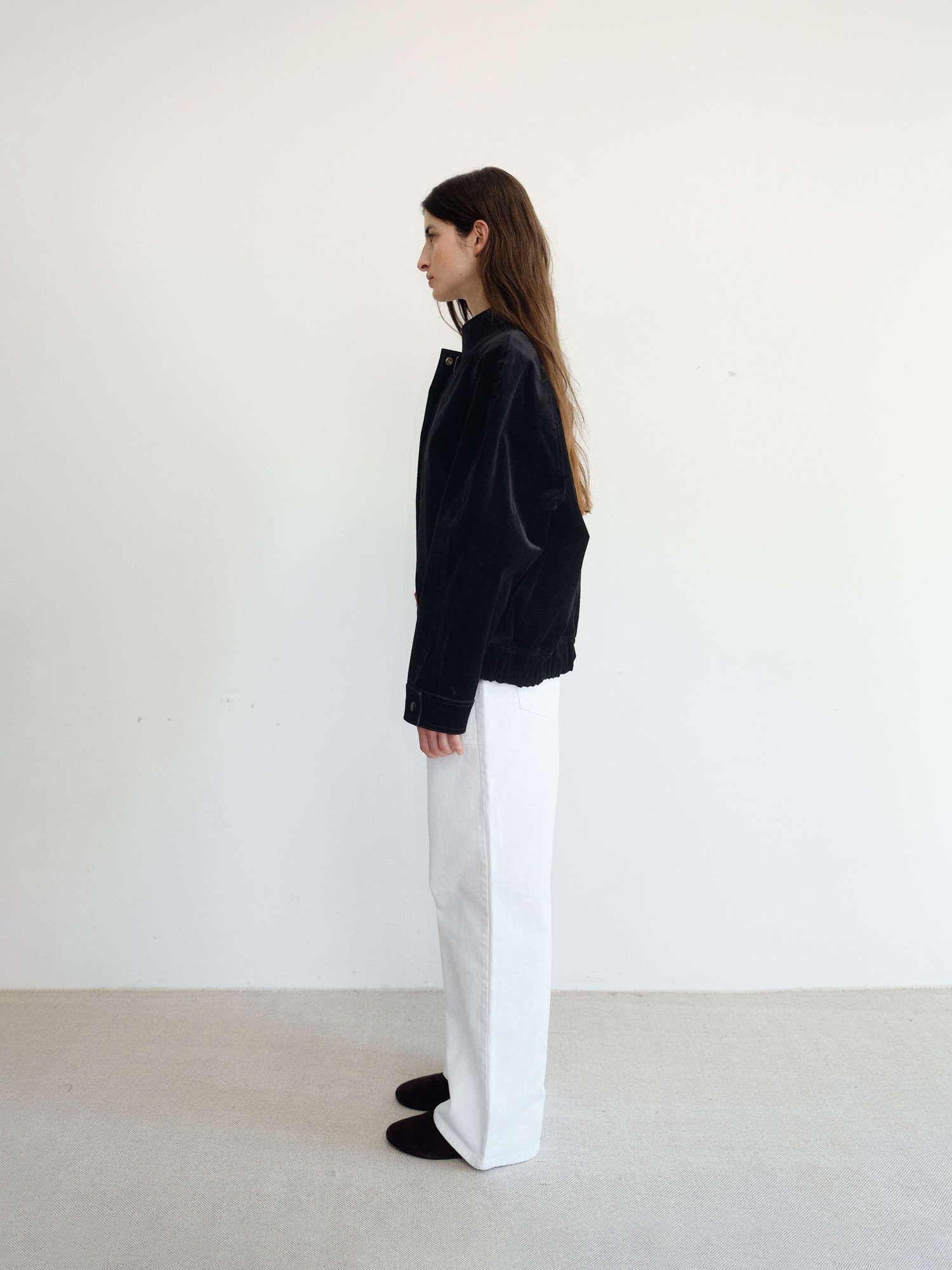 Walker Velvet Blouson [Black]