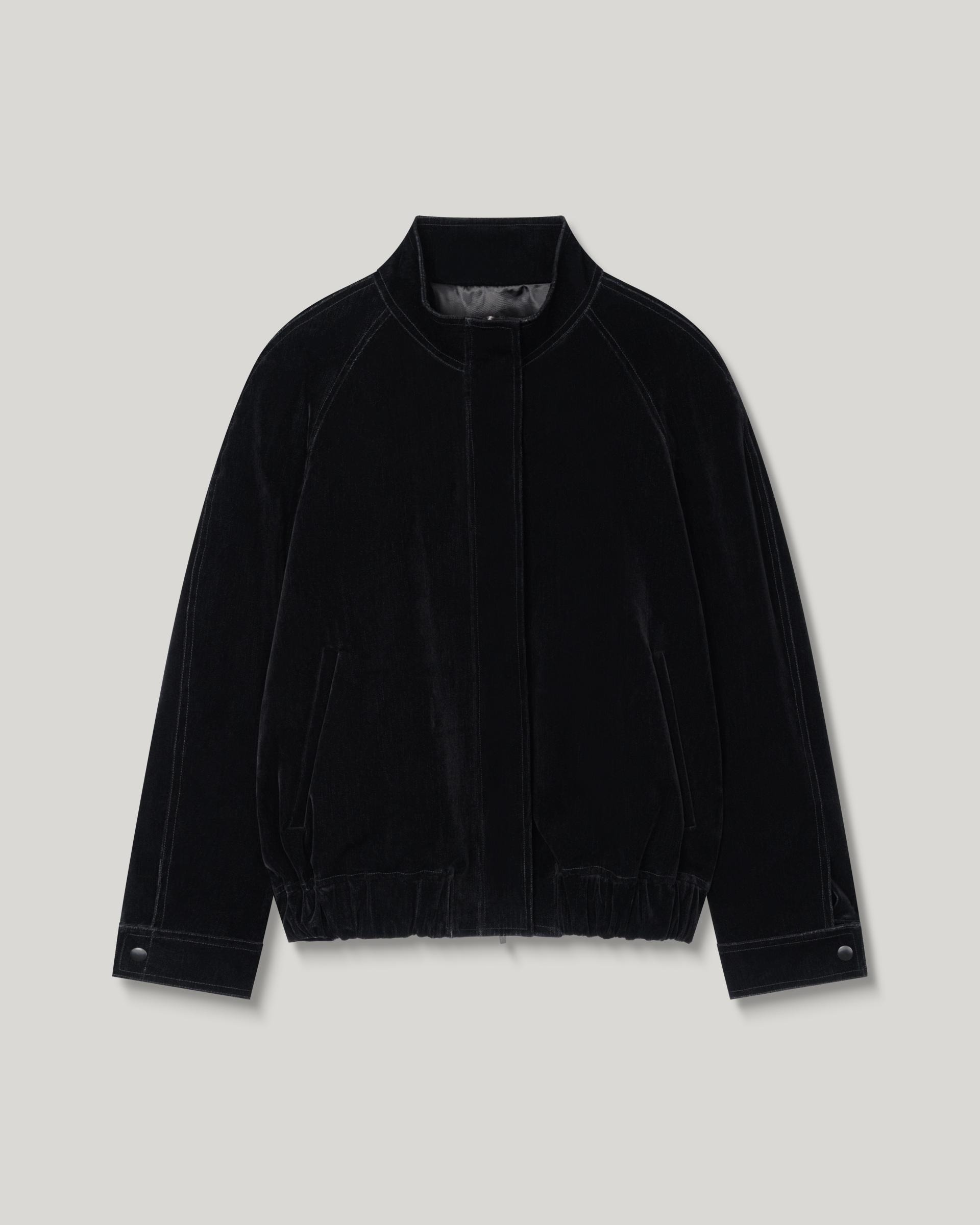 Walker Velvet Blouson [Black]