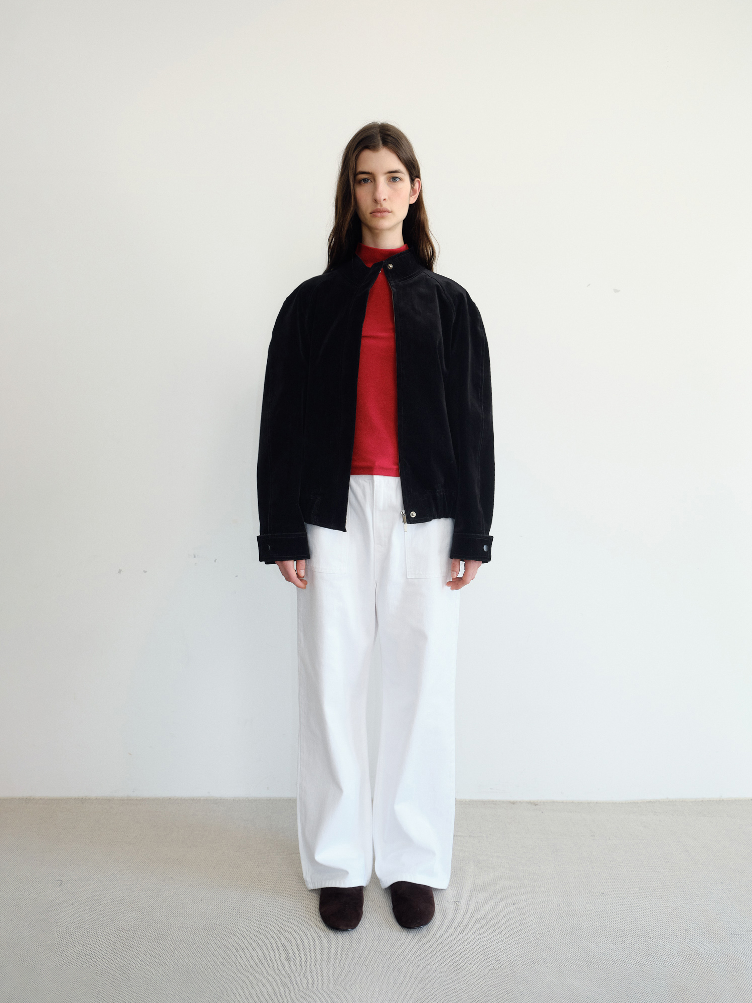 Walker Velvet Blouson [Black]