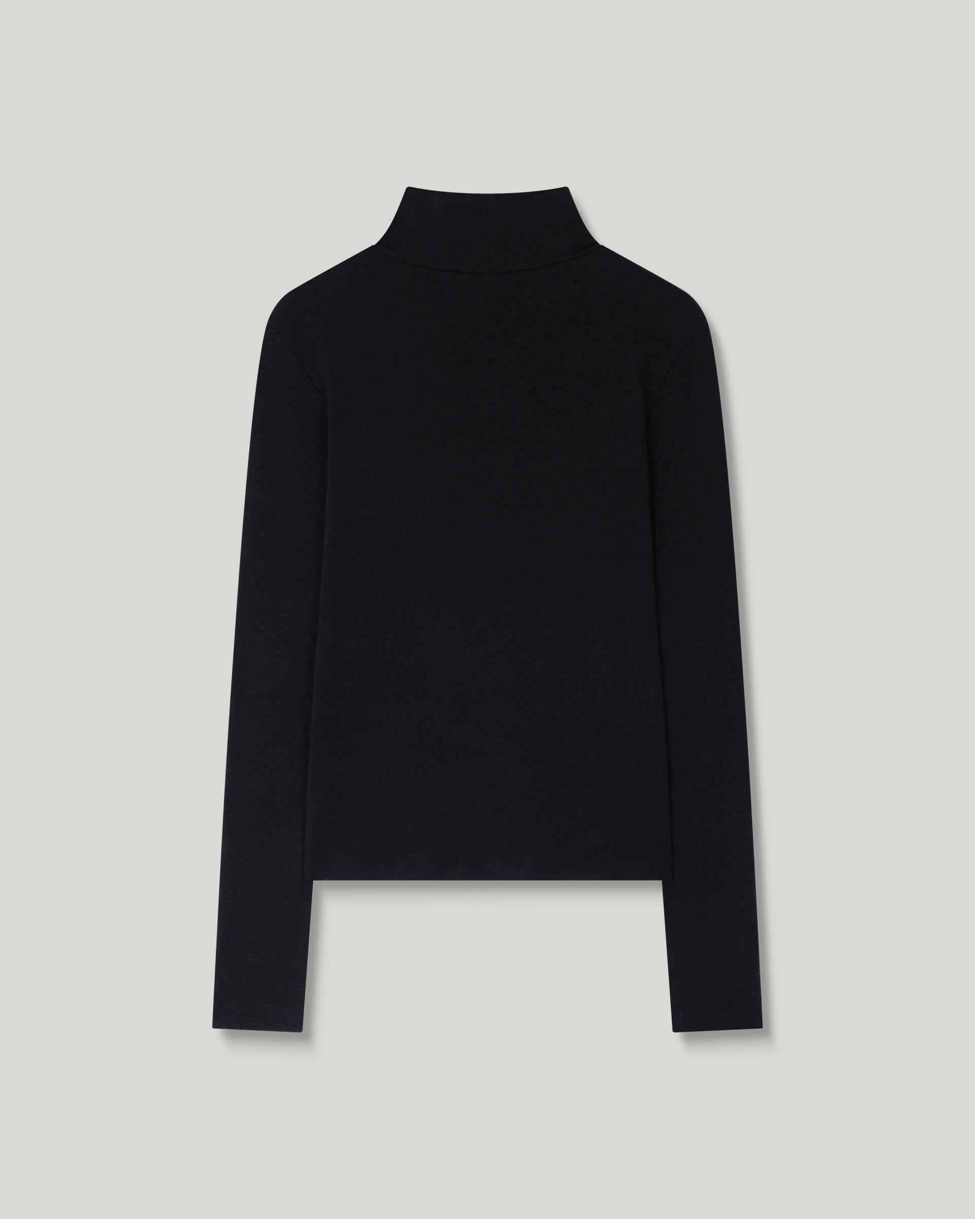 Roven Wool Turtleneck [Black]