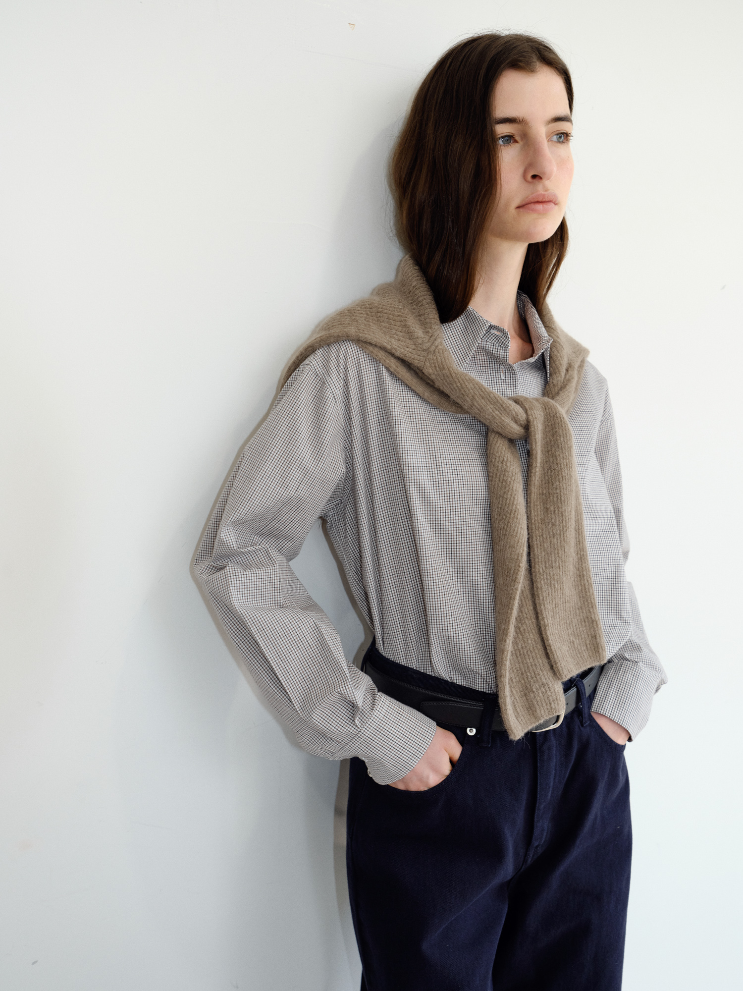 Rivoli Check Shirt [Beige]