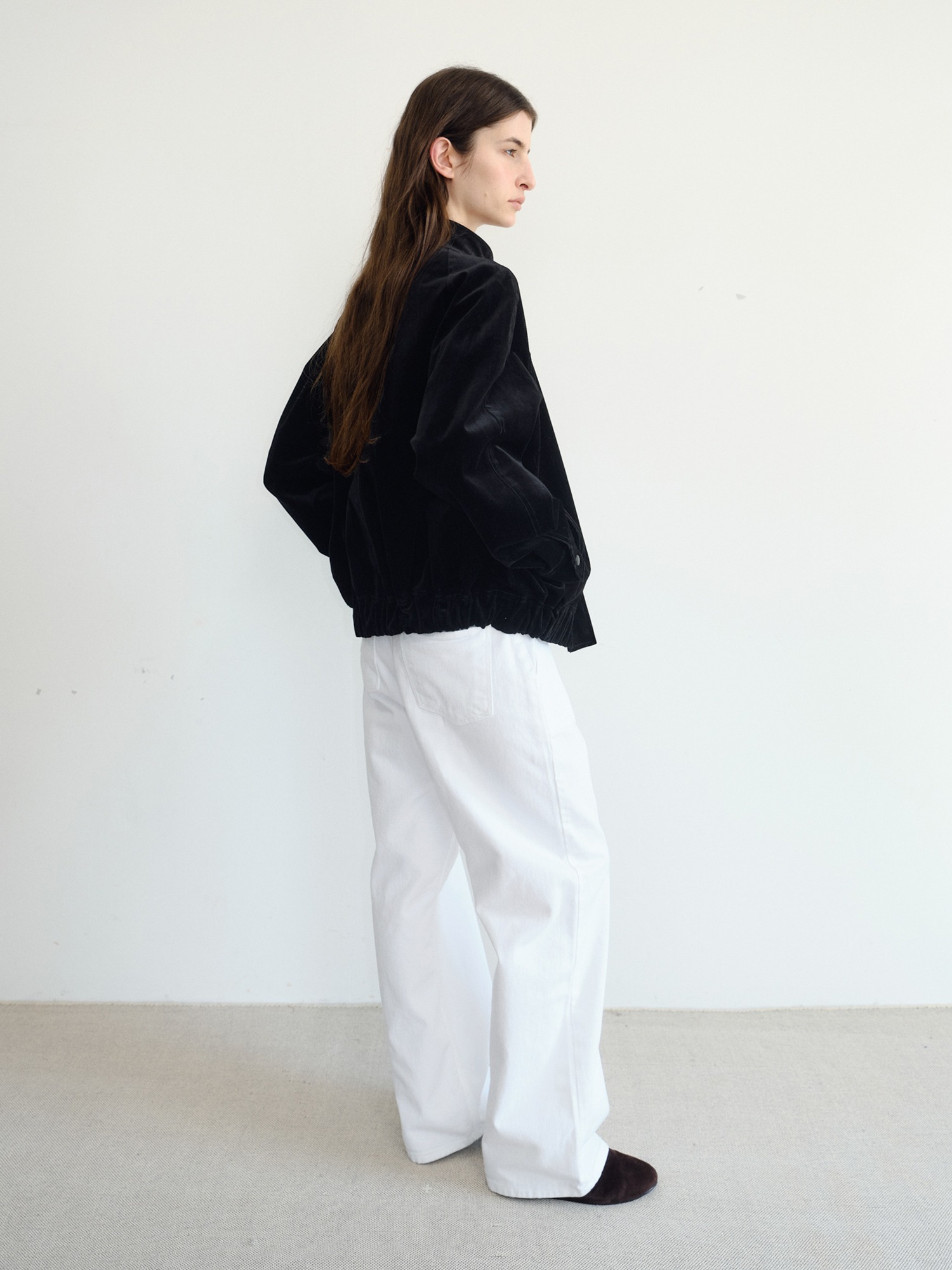 Walker Velvet Blouson [Black]