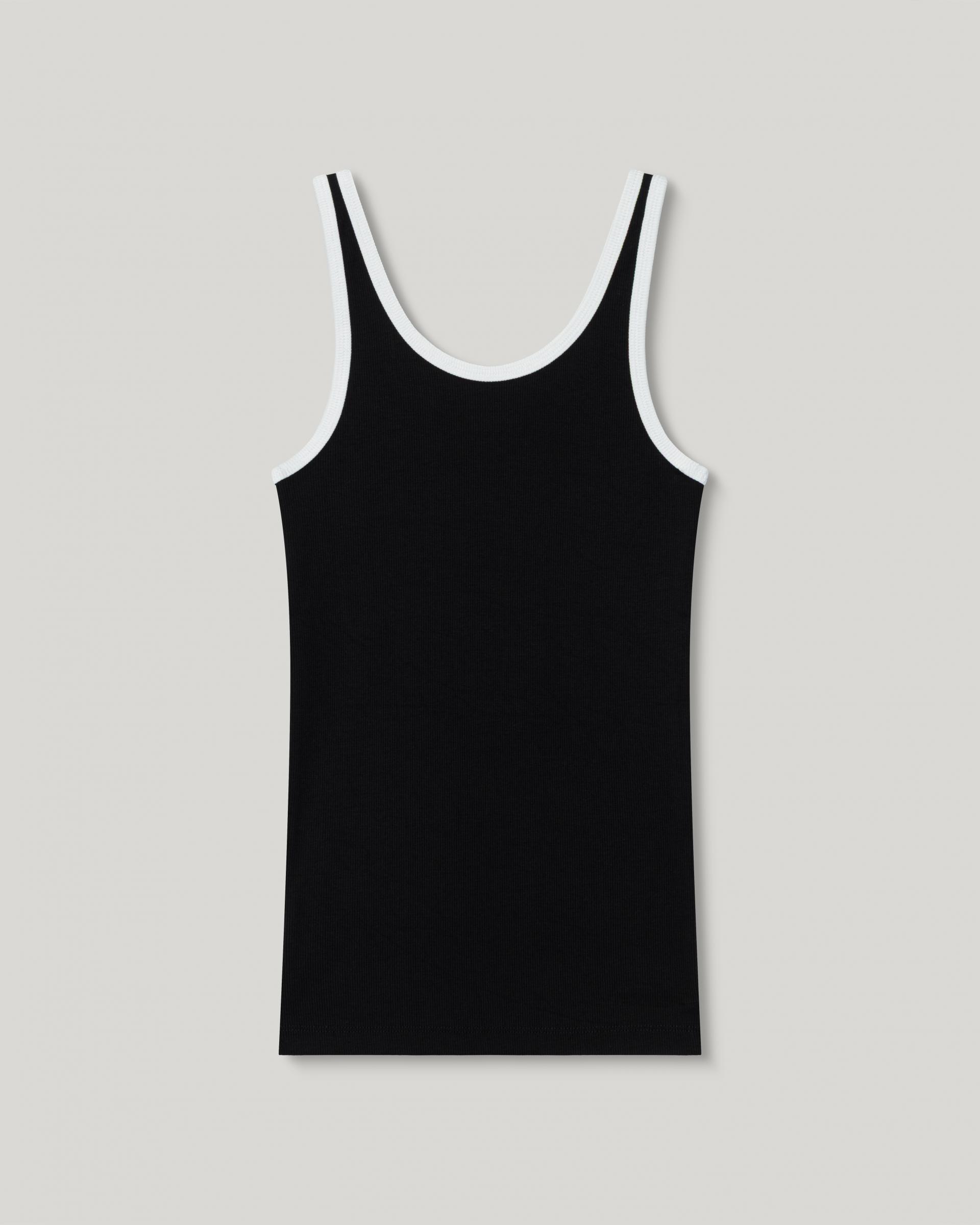 Leon Contrast Sleeveless [Black]