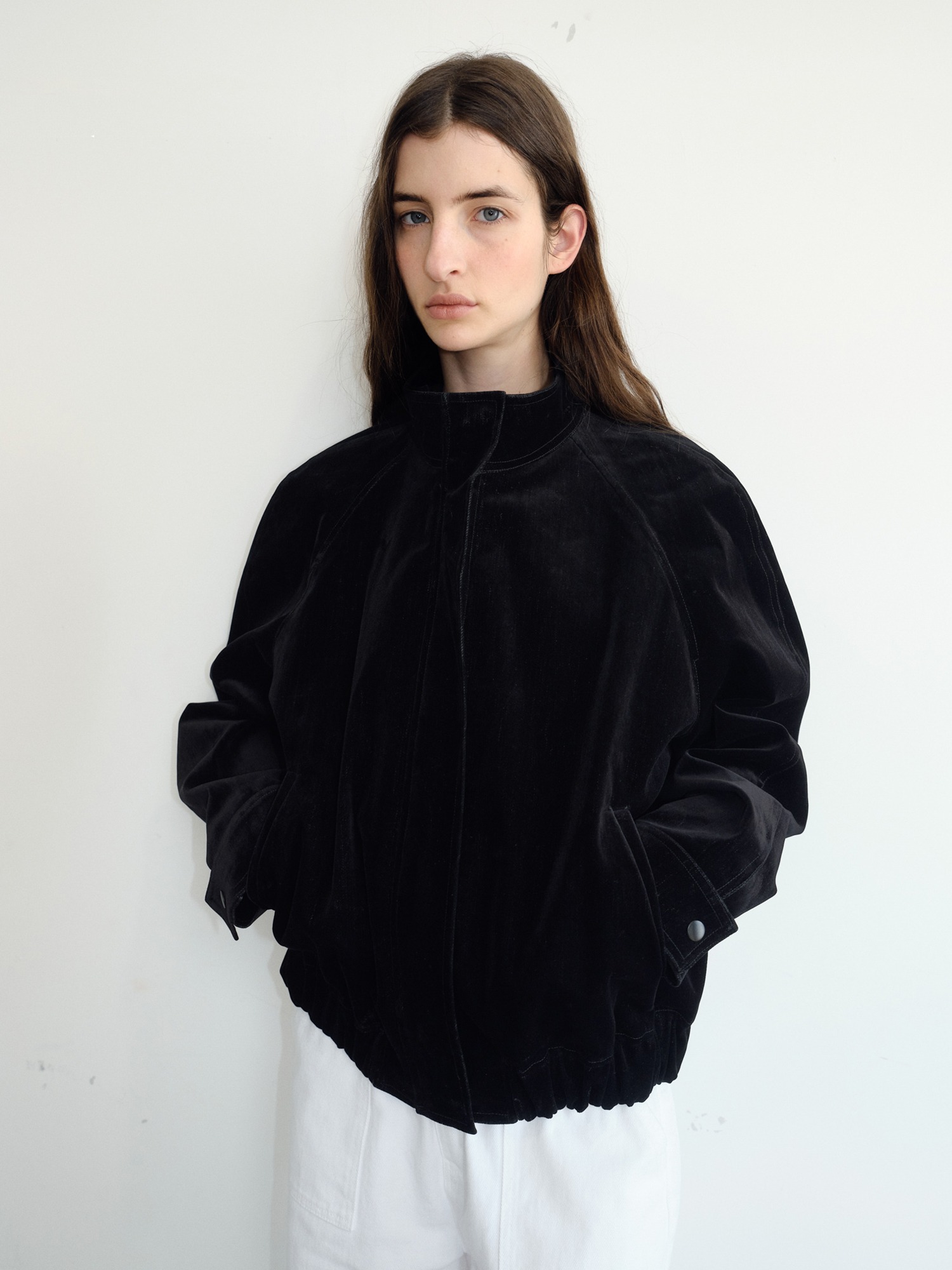 Walker Velvet Blouson [Black]