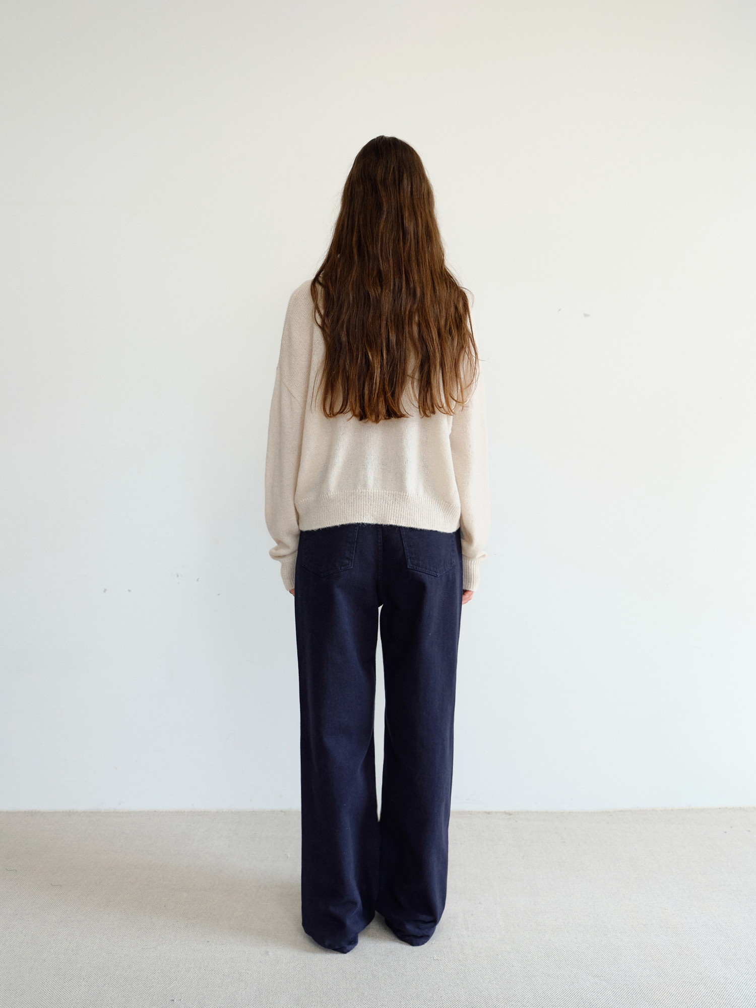 Alto Wool Collar Knit [Ivory]