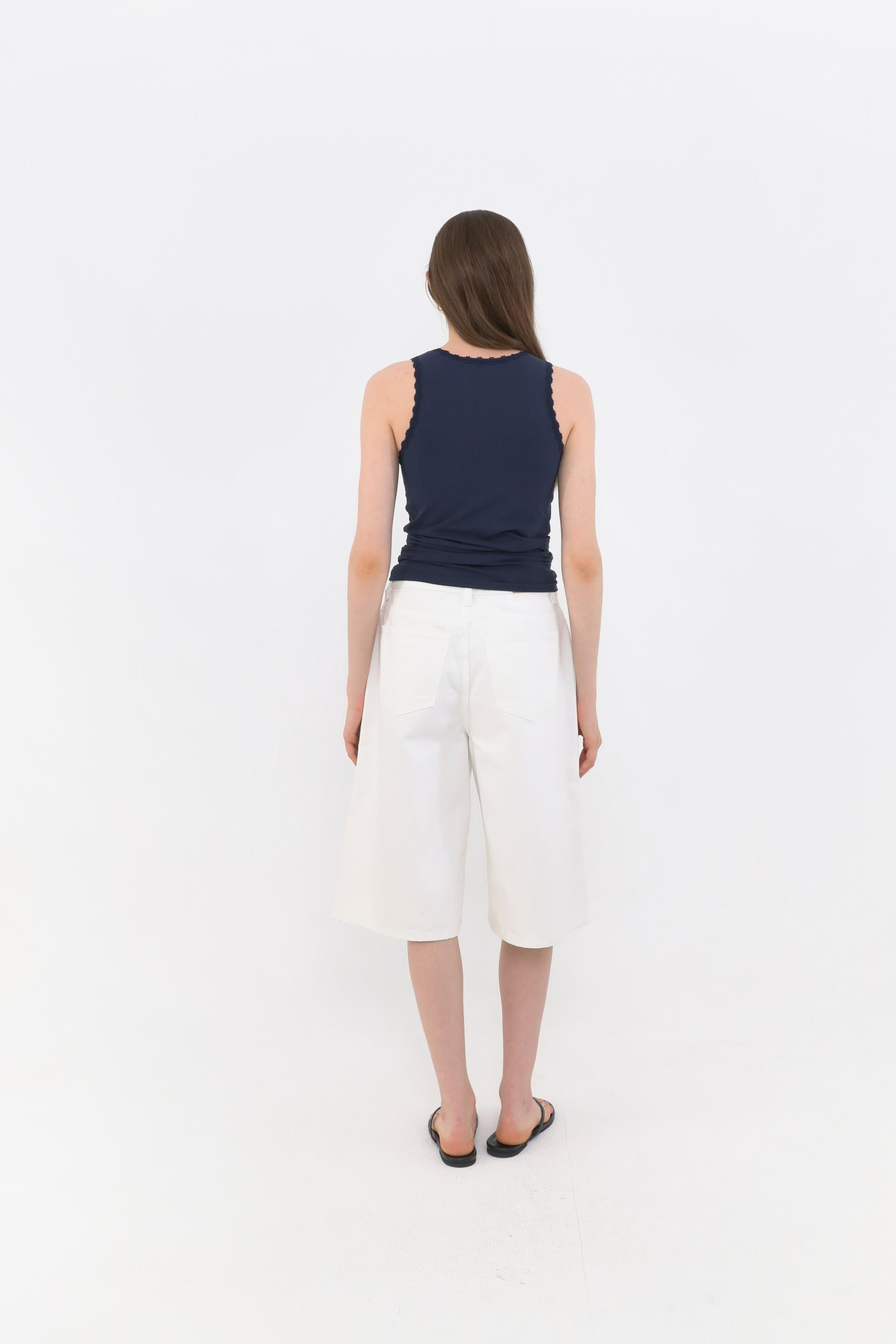 1960 Bermuda Denim [White]