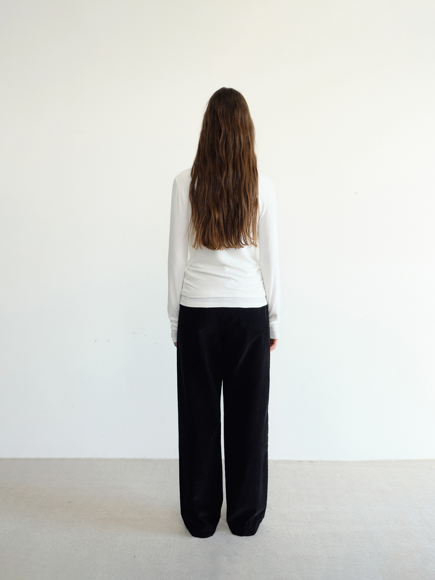 Veil Layered T-shirt [Ivory]