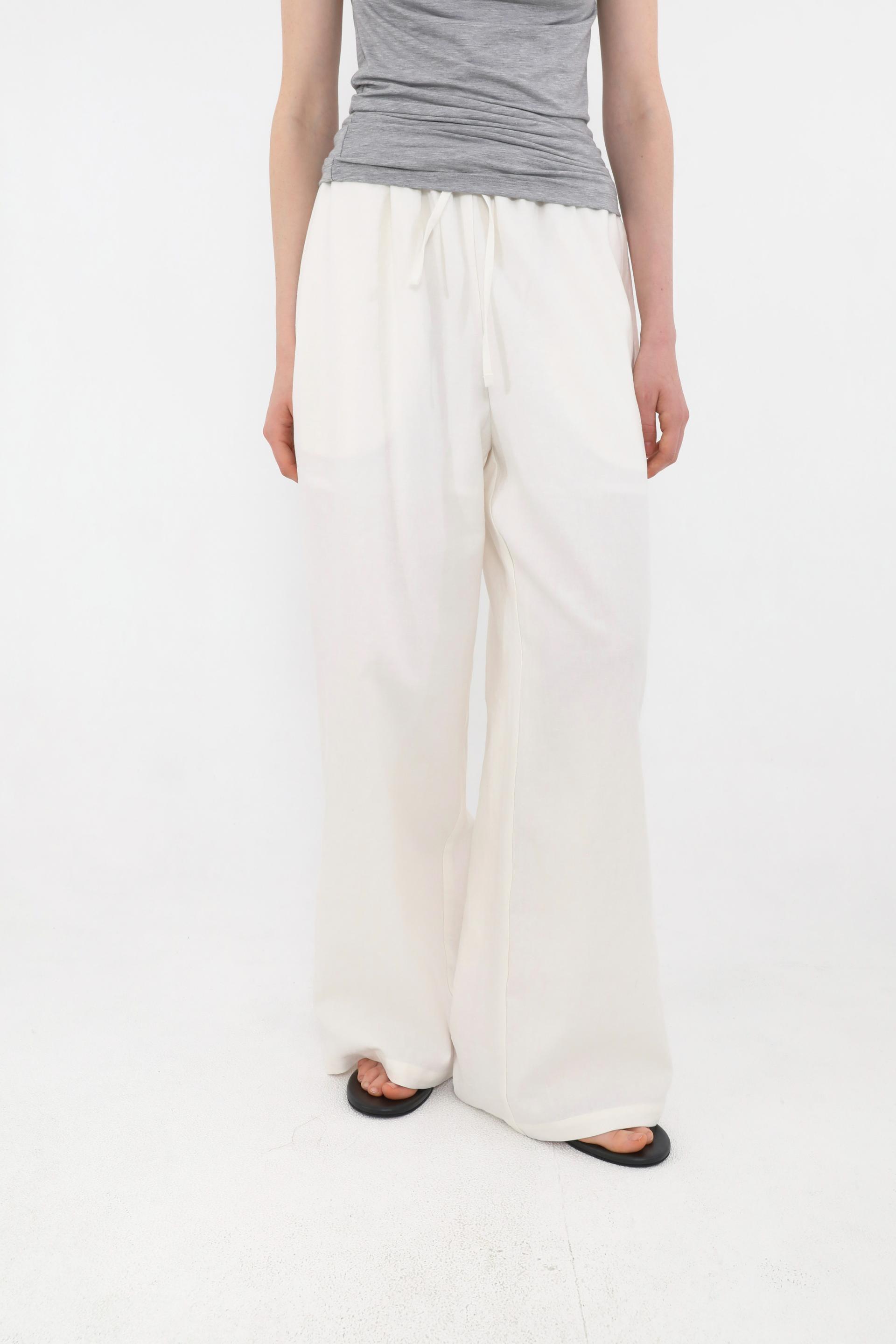 Kairo Linen Pants [Ivory]