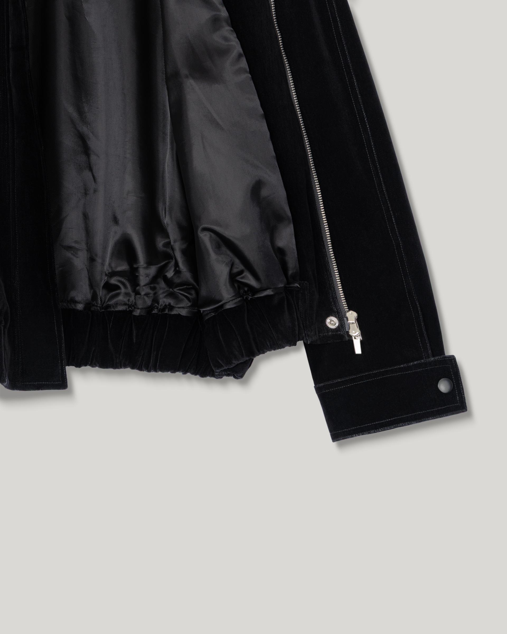 Walker Velvet Blouson [Black]