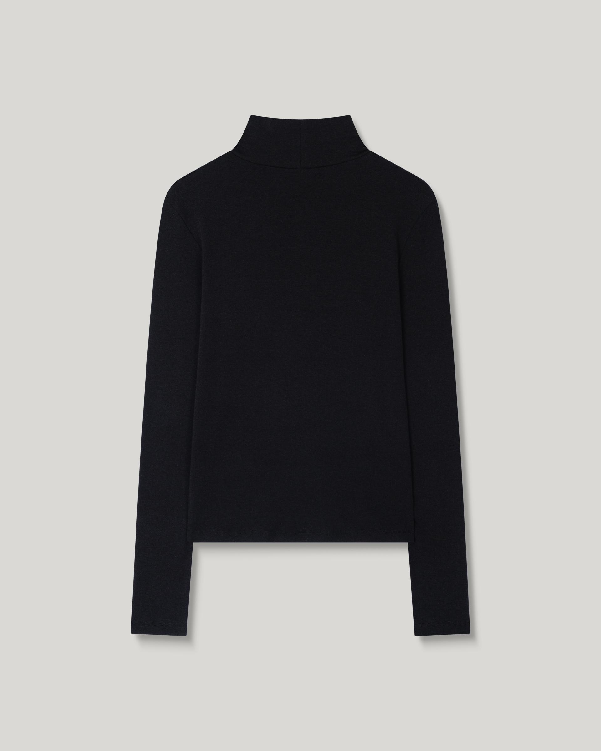 Roven Wool Turtleneck [Black]