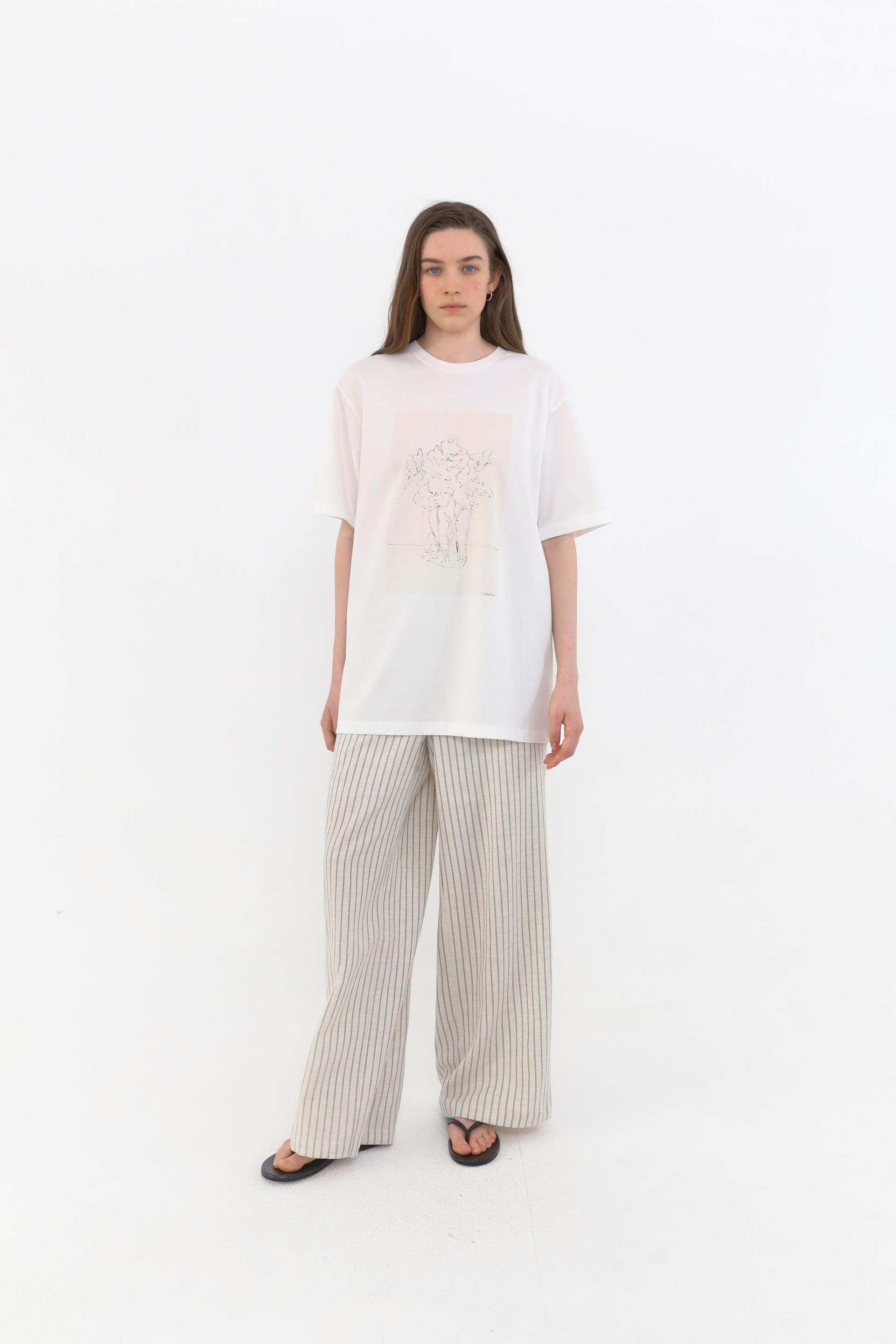 Carla X Object Drawing T-Shirt [Ivory]