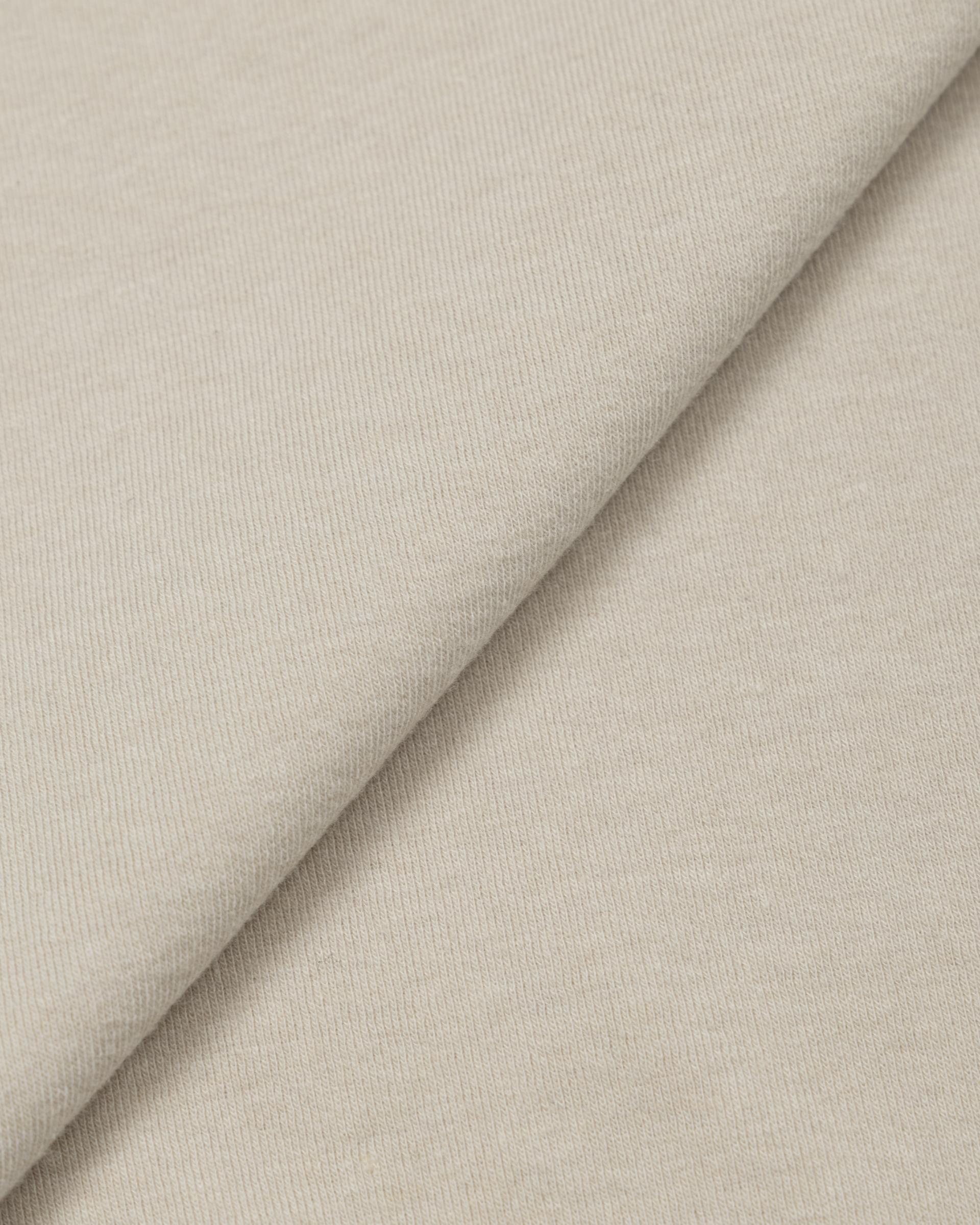 Leno Wool V-neck T-shirt [Beige]