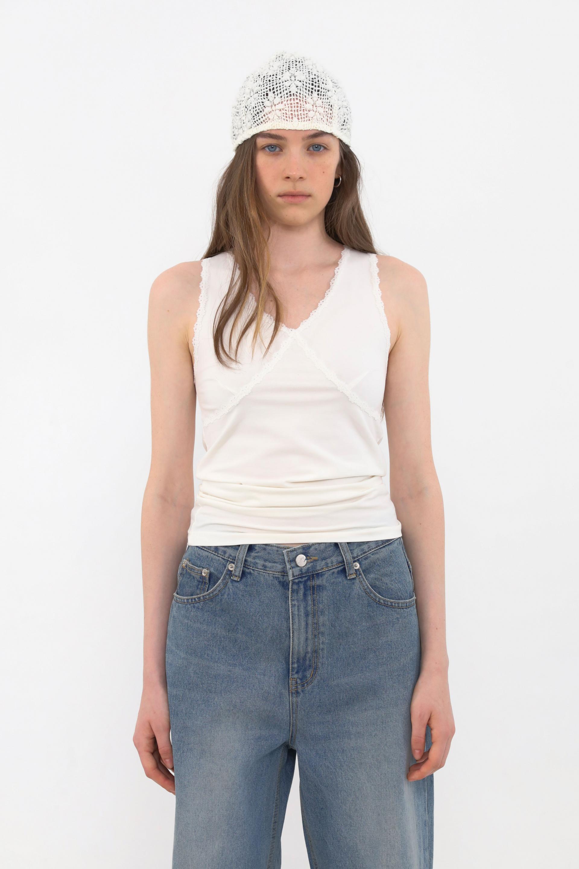 Eto Lace Sleeveless [Ivory]