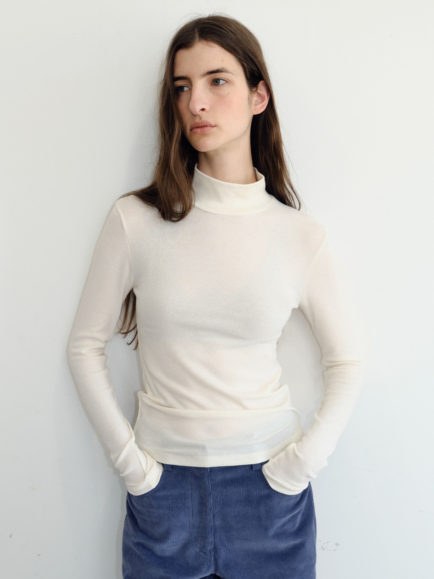 Roven Wool Turtleneck [Ivory]
