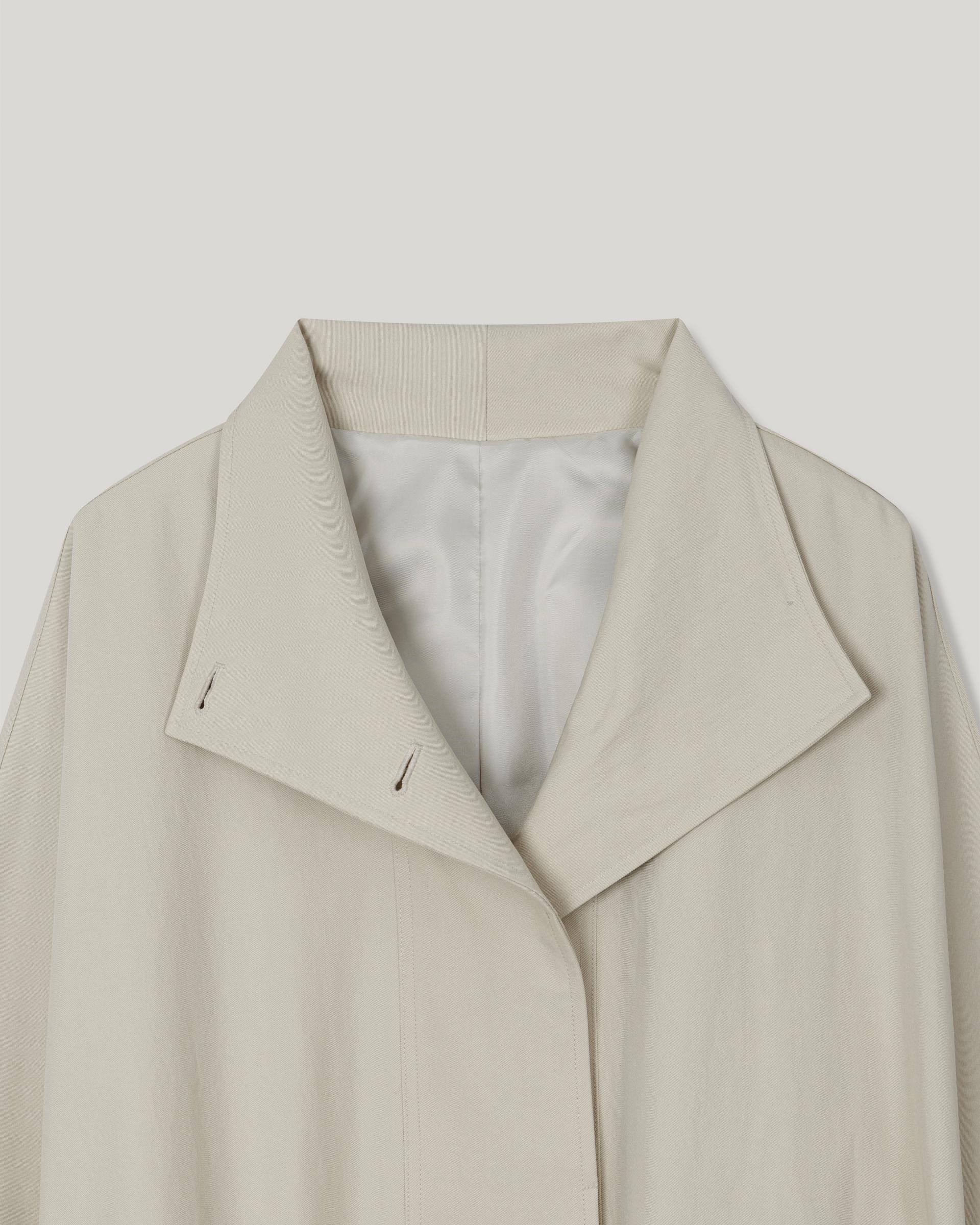 Dane Half Trench Coat [Beige]