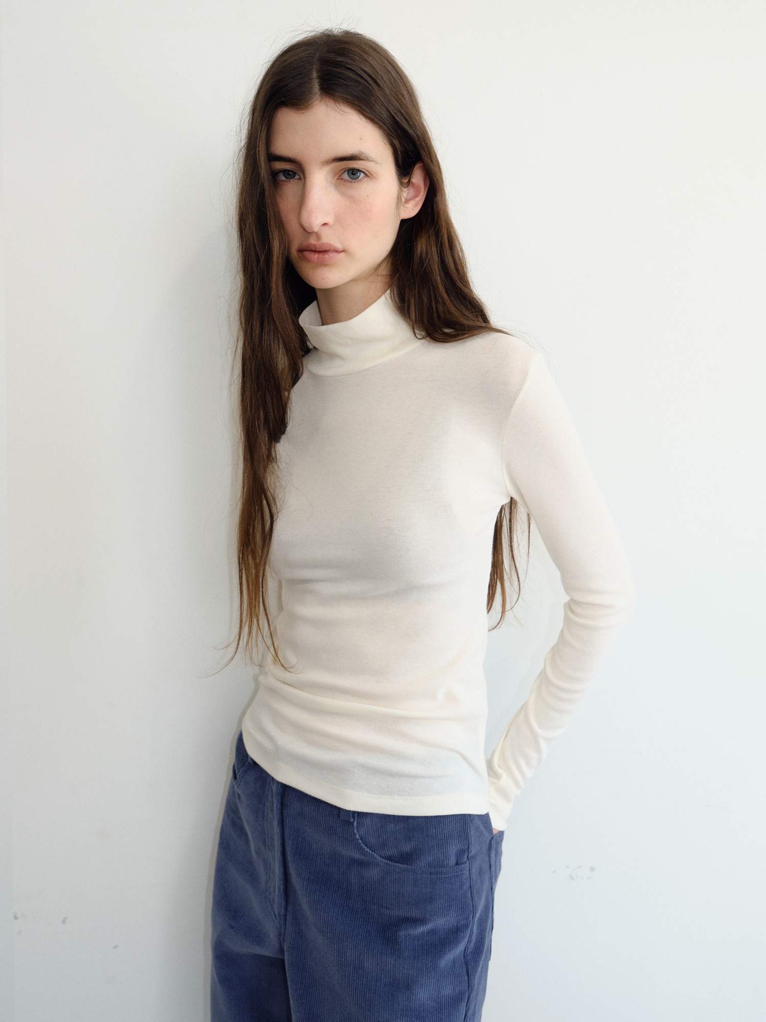 Roven Wool Turtleneck [Ivory]