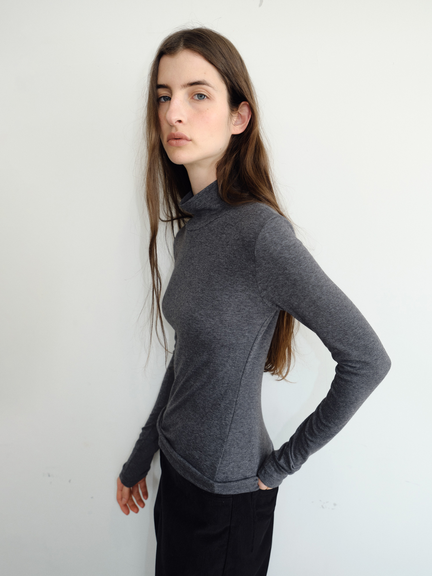 Roven Wool Turtleneck [Gray]